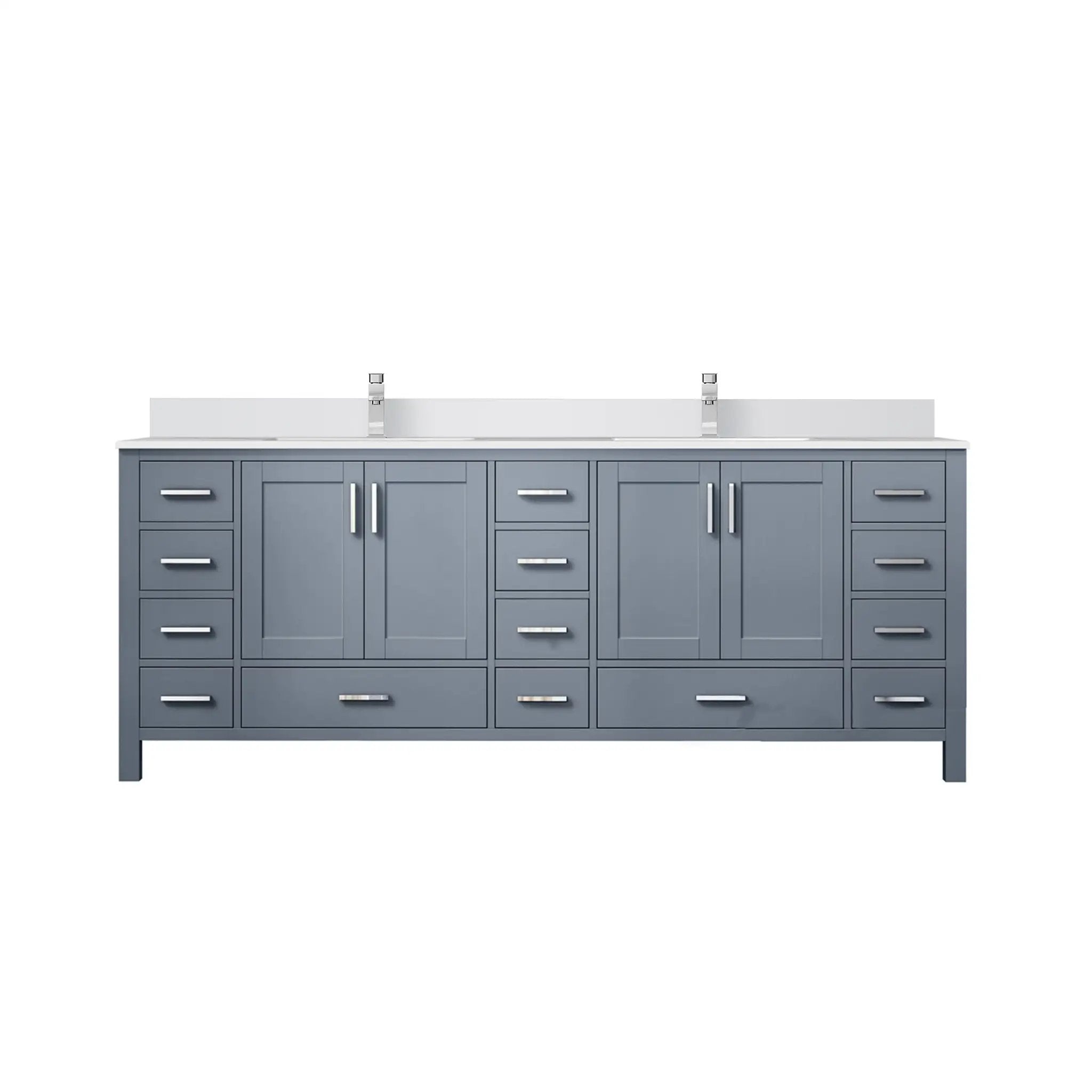 Lexora Jacques 84 in. W x 22 in. D Double Bath Vanity by Lexora