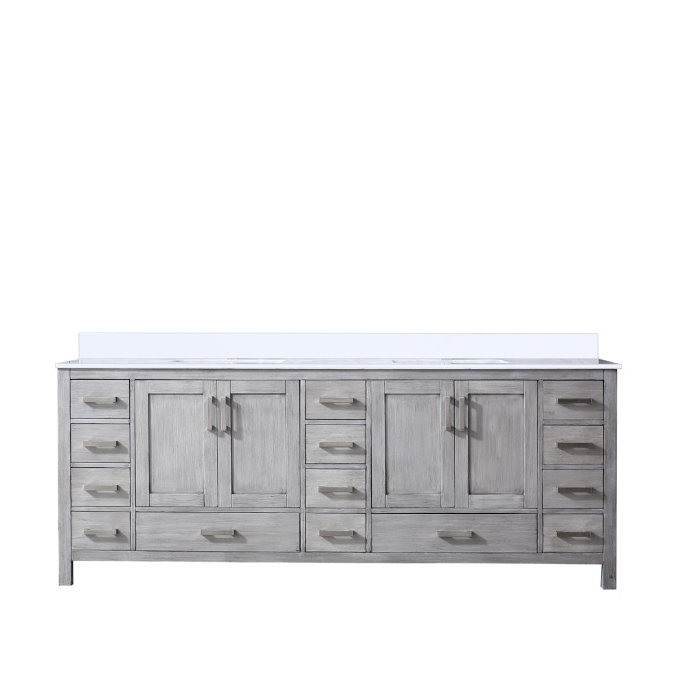 Lexora Jacques 84 in. W x 22 in. D Double Bath Vanity