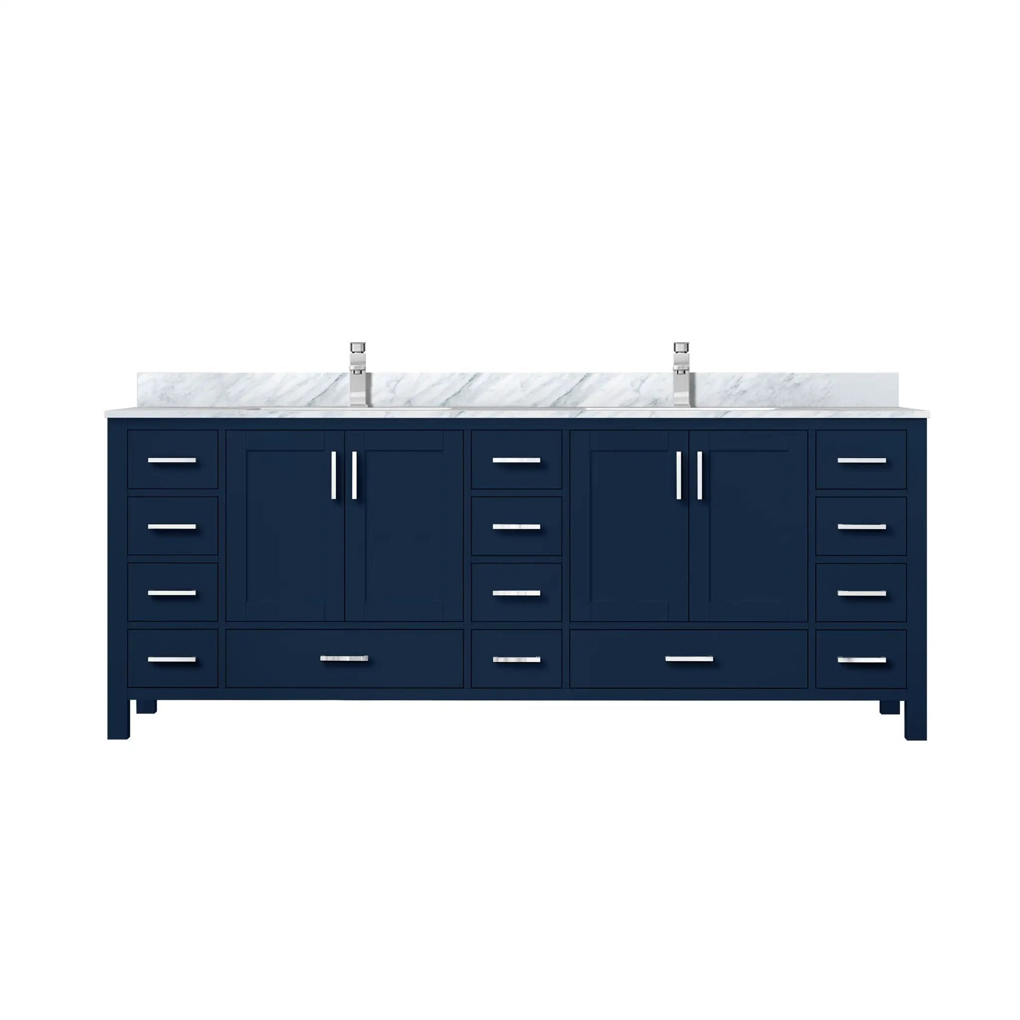 Lexora Jacques 84 in. W x 22 in. D Double Bath Vanity by Lexora