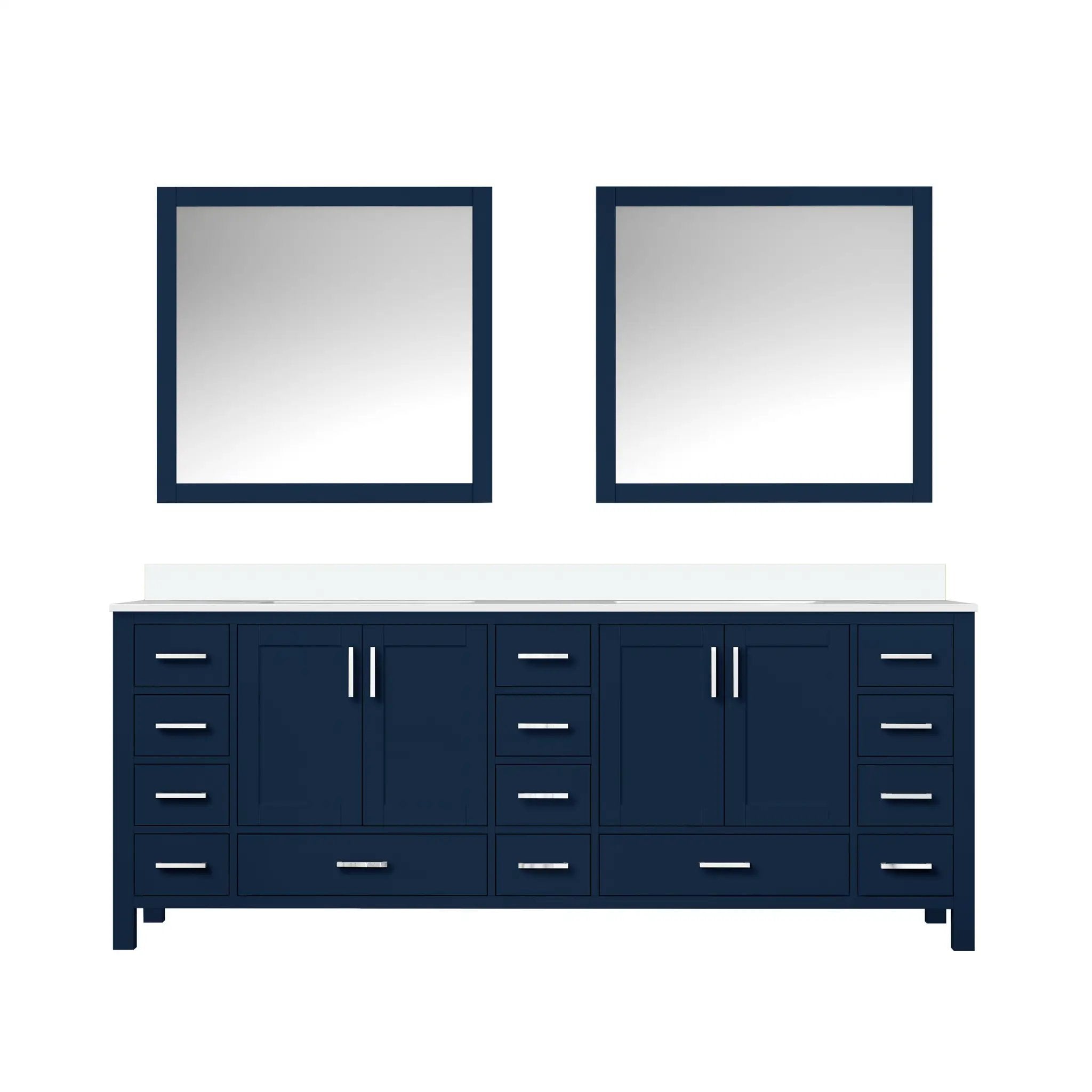 Lexora Jacques 84 in. W x 22 in. D Double Bath Vanity by Lexora
