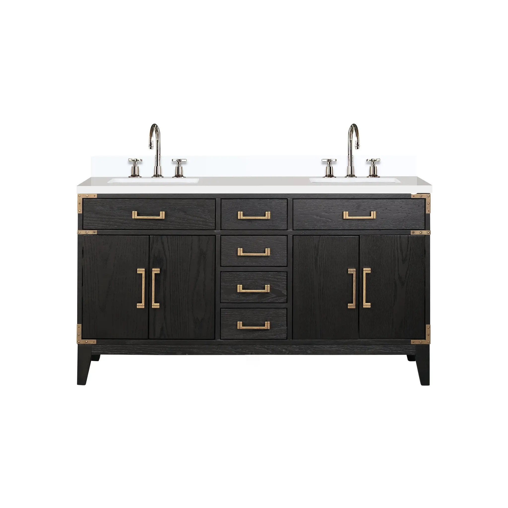 Lexora Laurel 60 in W x 22 in D Double Bath Vanity by Lexora