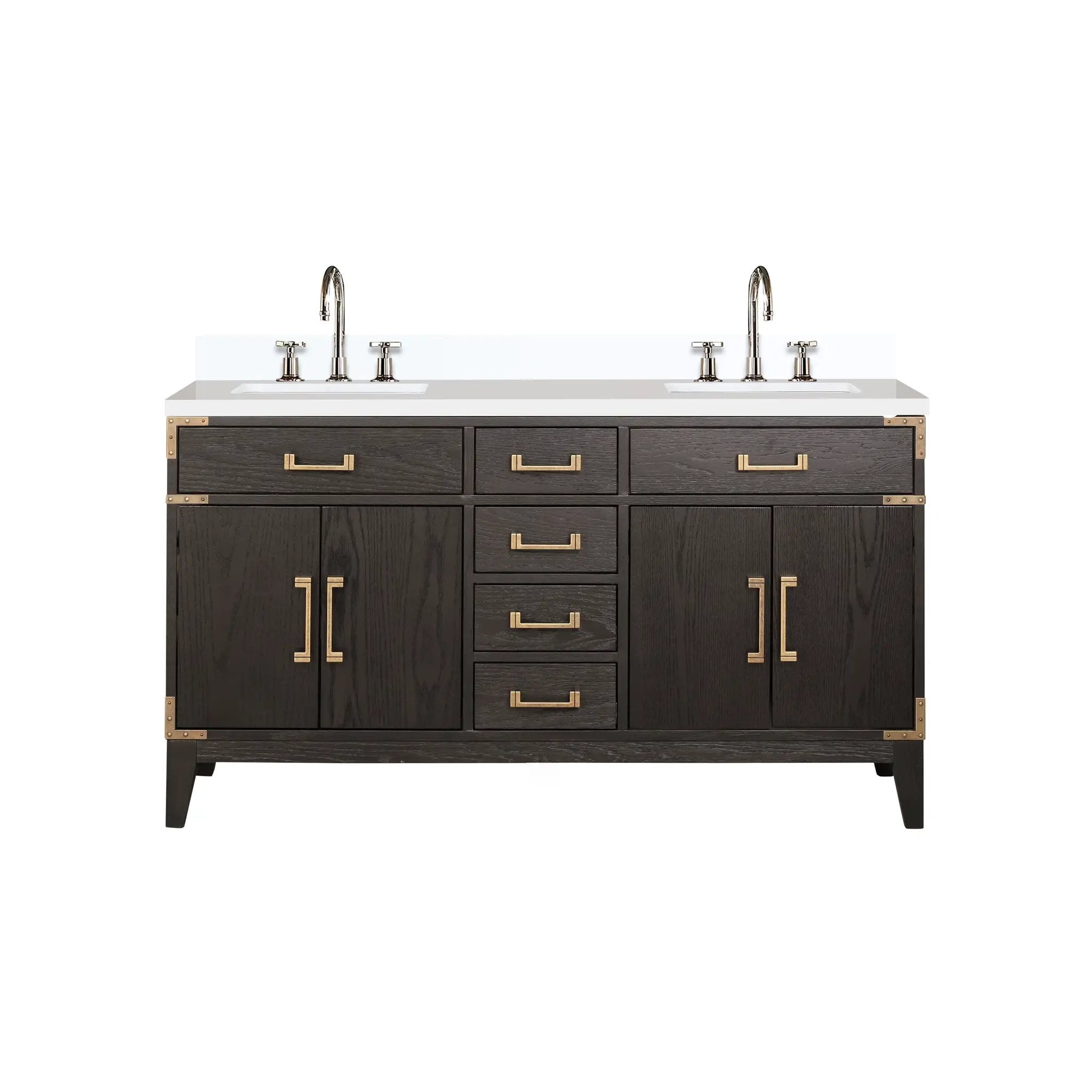 Lexora Laurel 60 in W x 22 in D Double Bath Vanity by Lexora