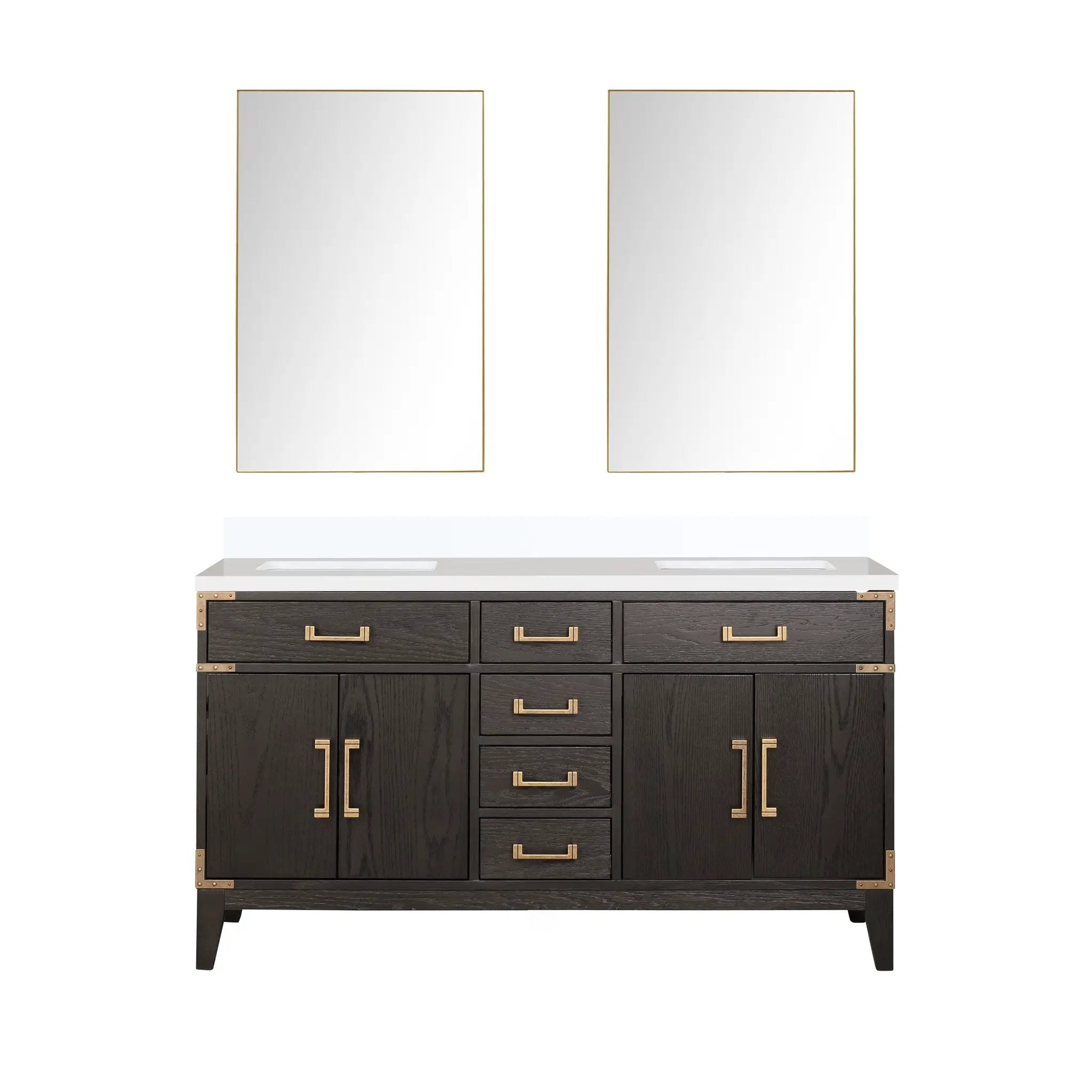 Lexora Laurel 60 in W x 22 in D Double Bath Vanity by Lexora
