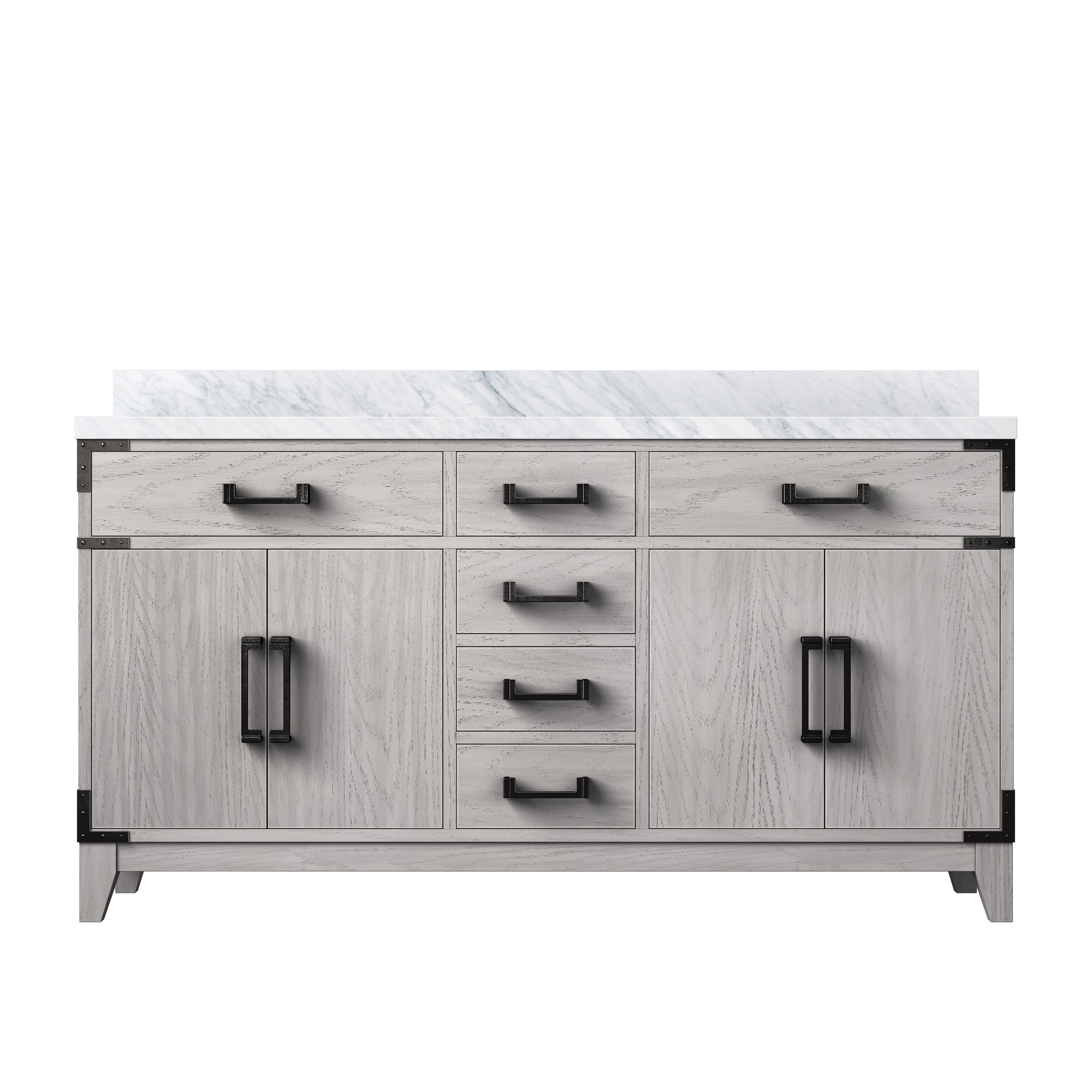 Lexora Laurel 60 in W x 22 in D Double Bath Vanity
