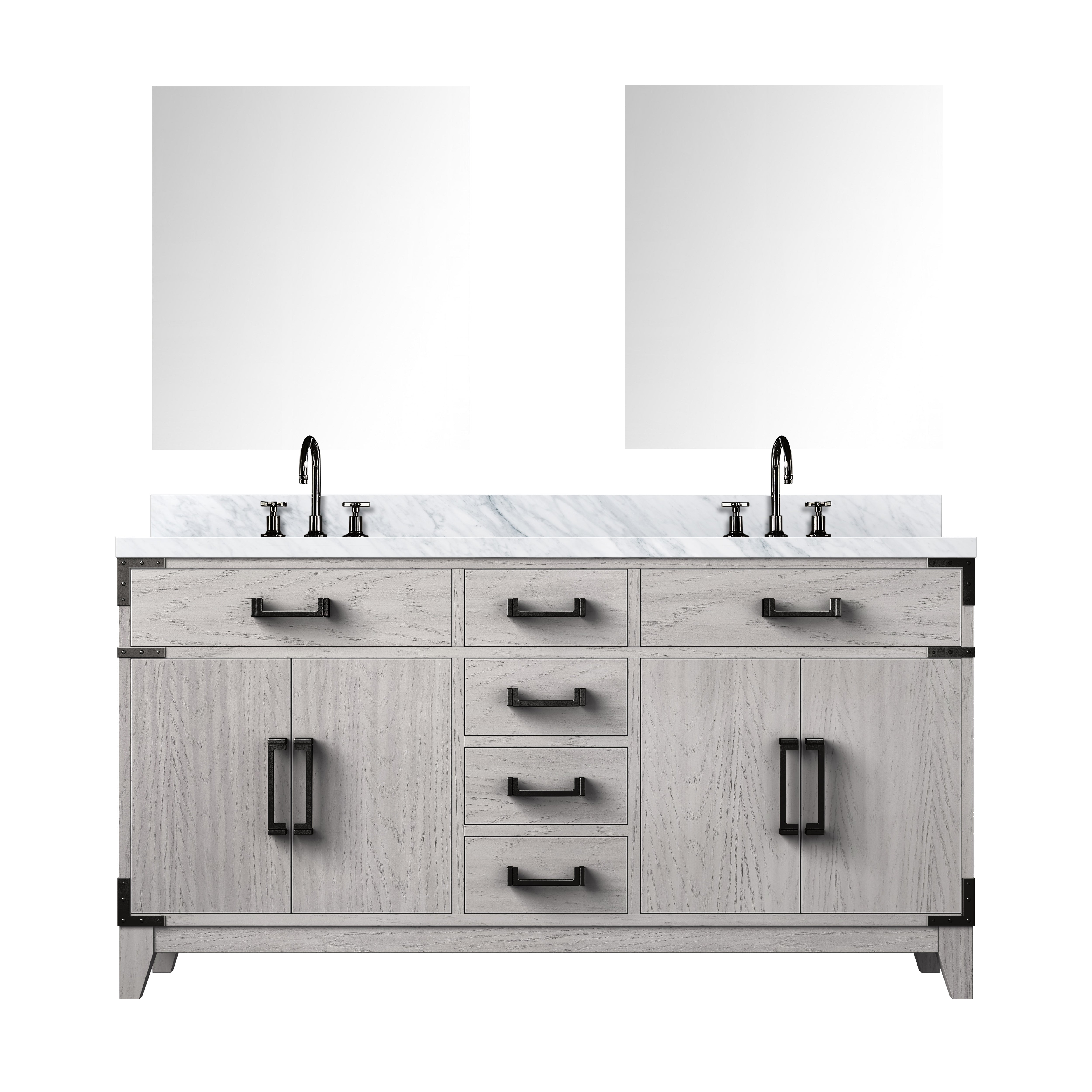 Lexora Laurel 60 in W x 22 in D Double Bath Vanity