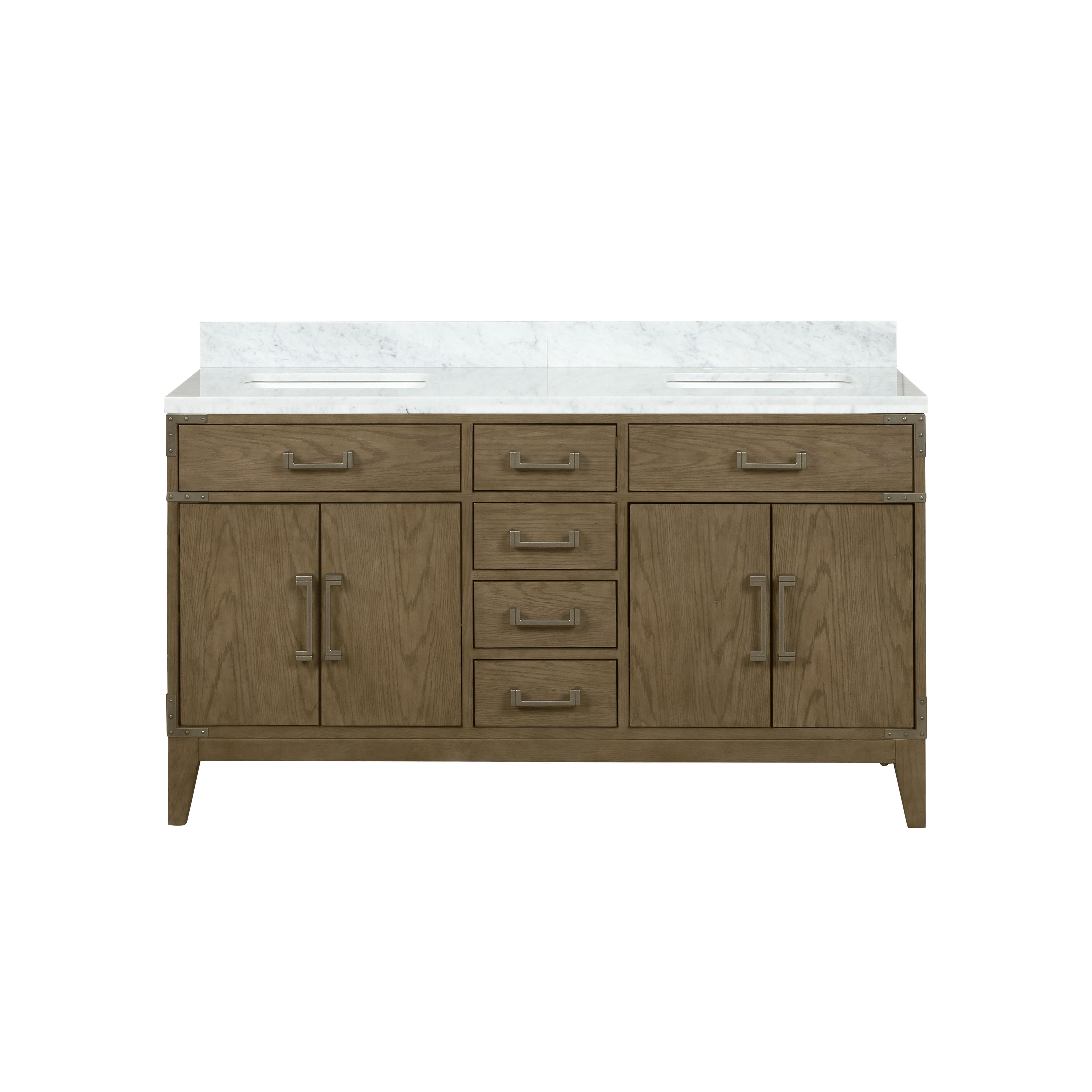 Lexora Laurel 60 in W x 22 in D Double Bath Vanity