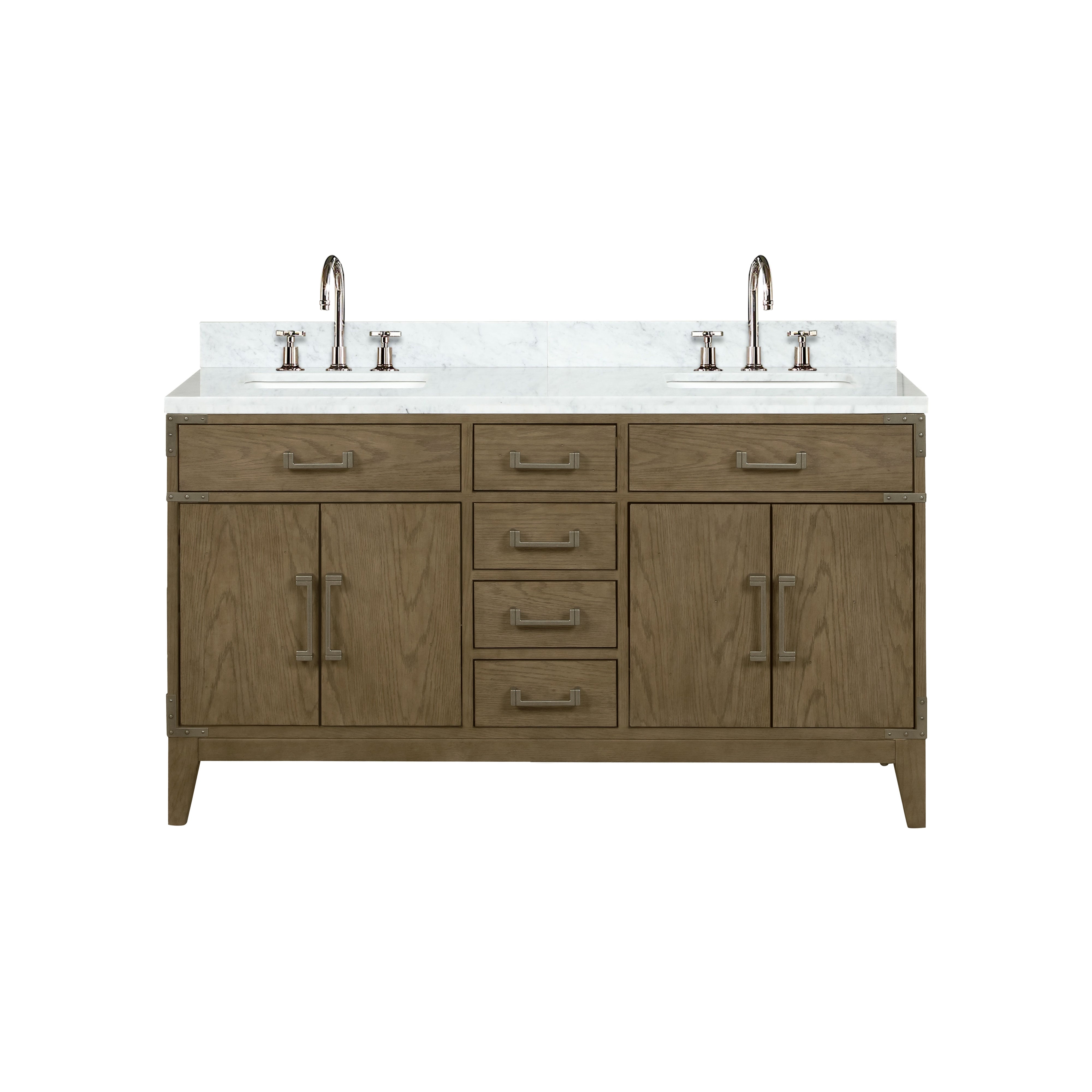 Lexora Laurel 60 in W x 22 in D Double Bath Vanity