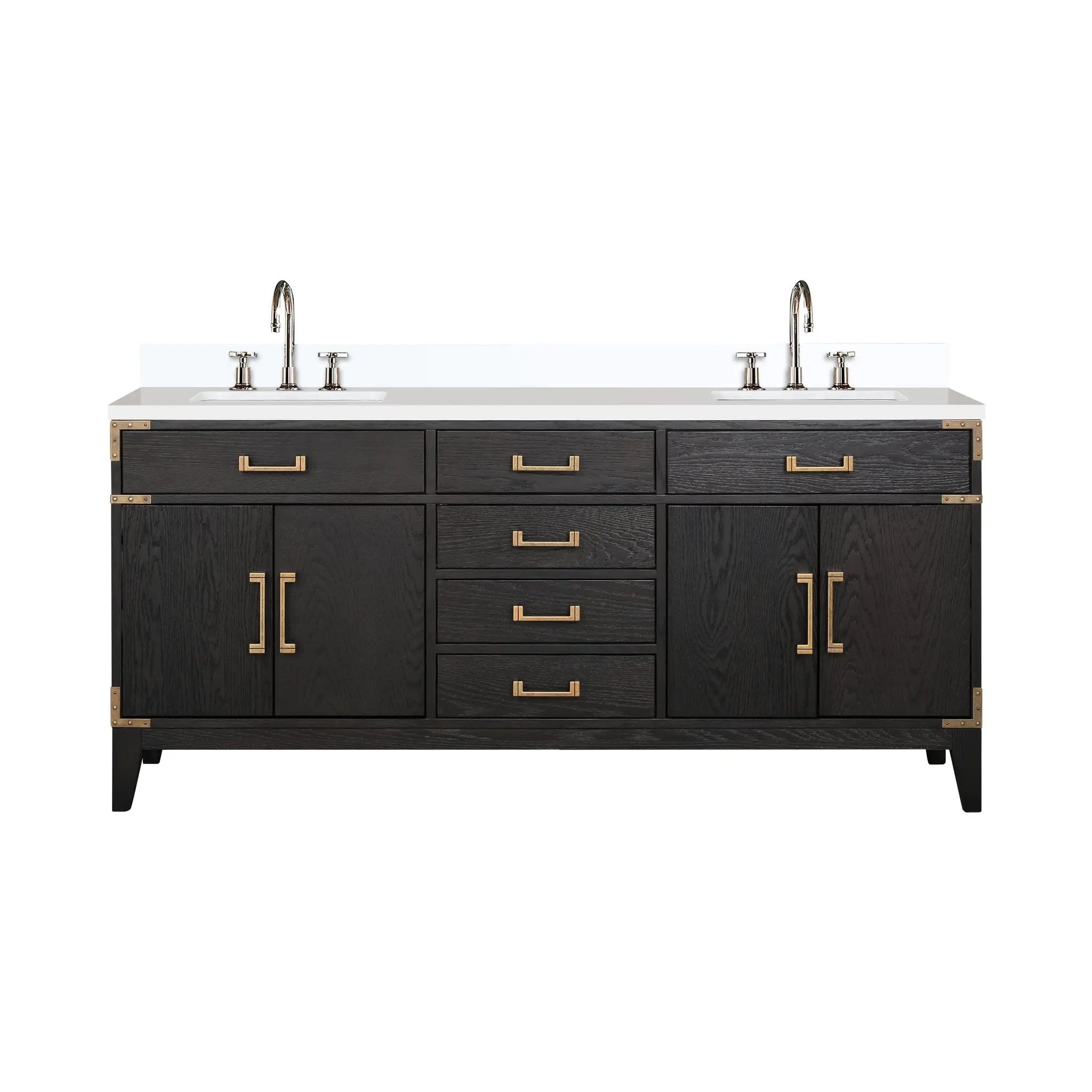 Lexora Laurel 72 in W x 22 in D Double Bath Vanity by Lexora