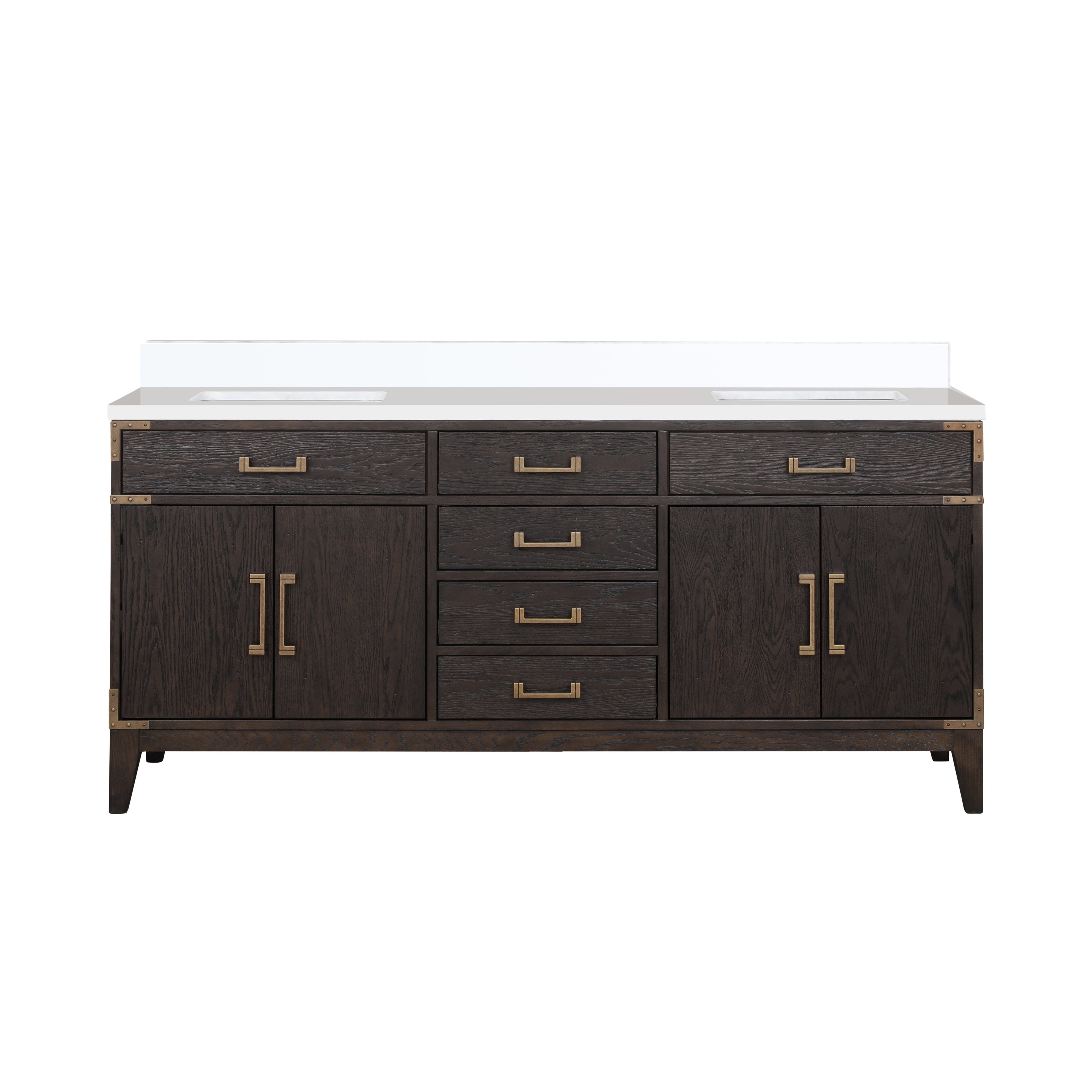Lexora Laurel 72 in W x 22 in D Double Bath Vanity by Lexora