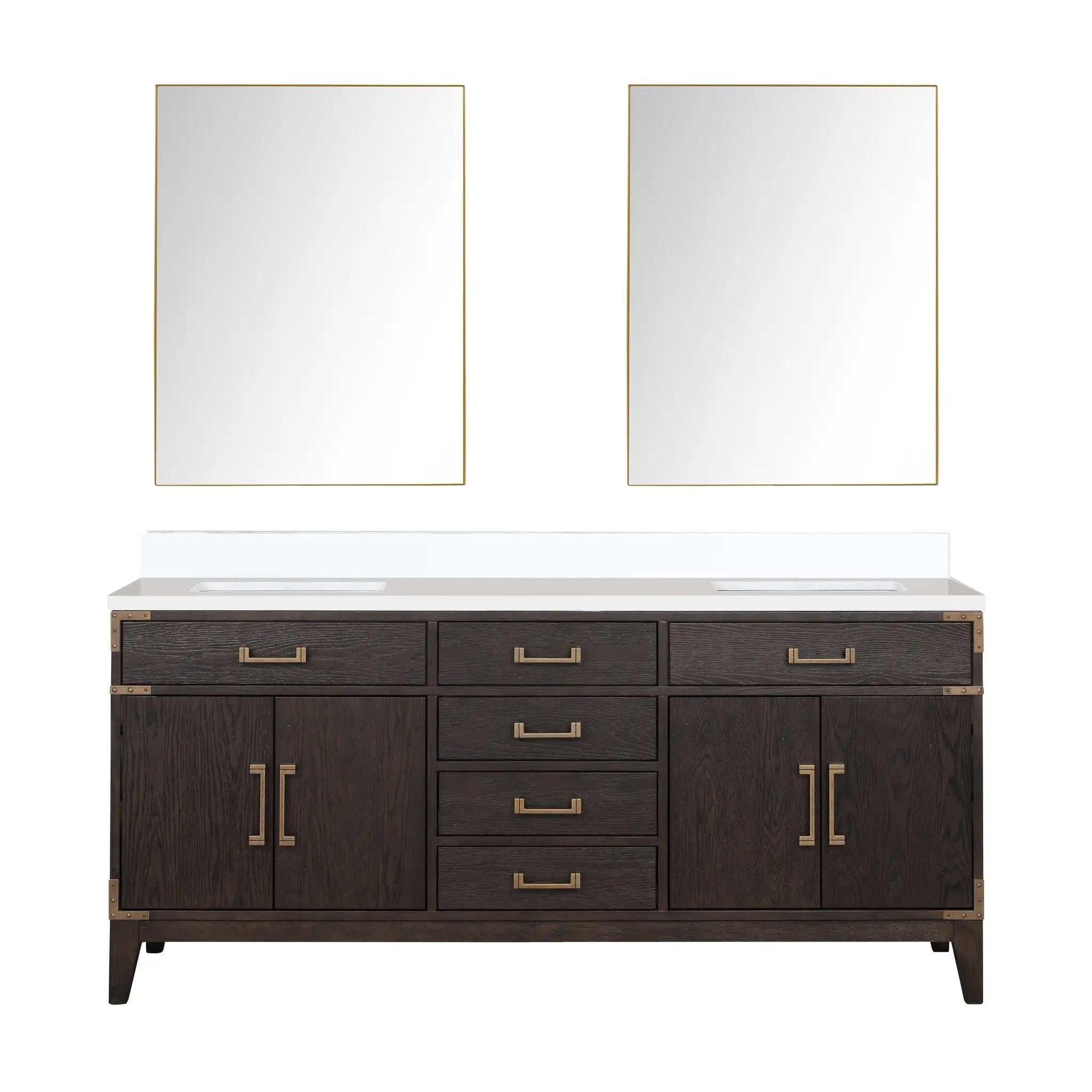 Lexora Laurel 72 in W x 22 in D Double Bath Vanity by Lexora