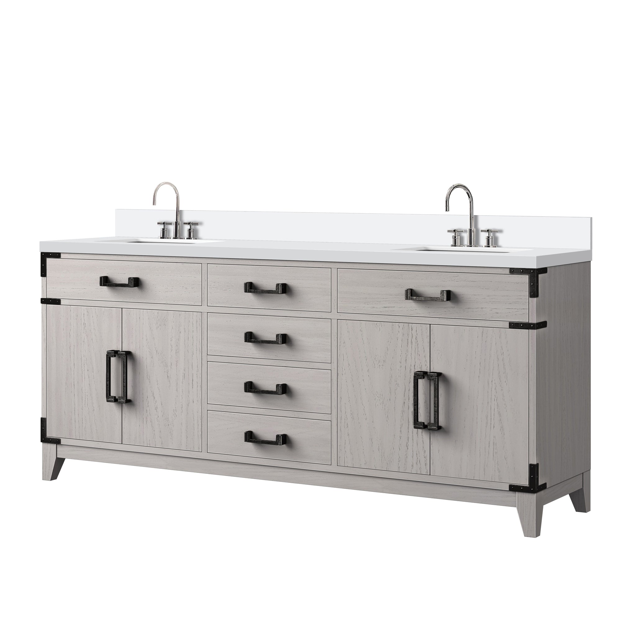 Lexora Laurel 72 in W x 22 in D Double Bath Vanity by Lexora