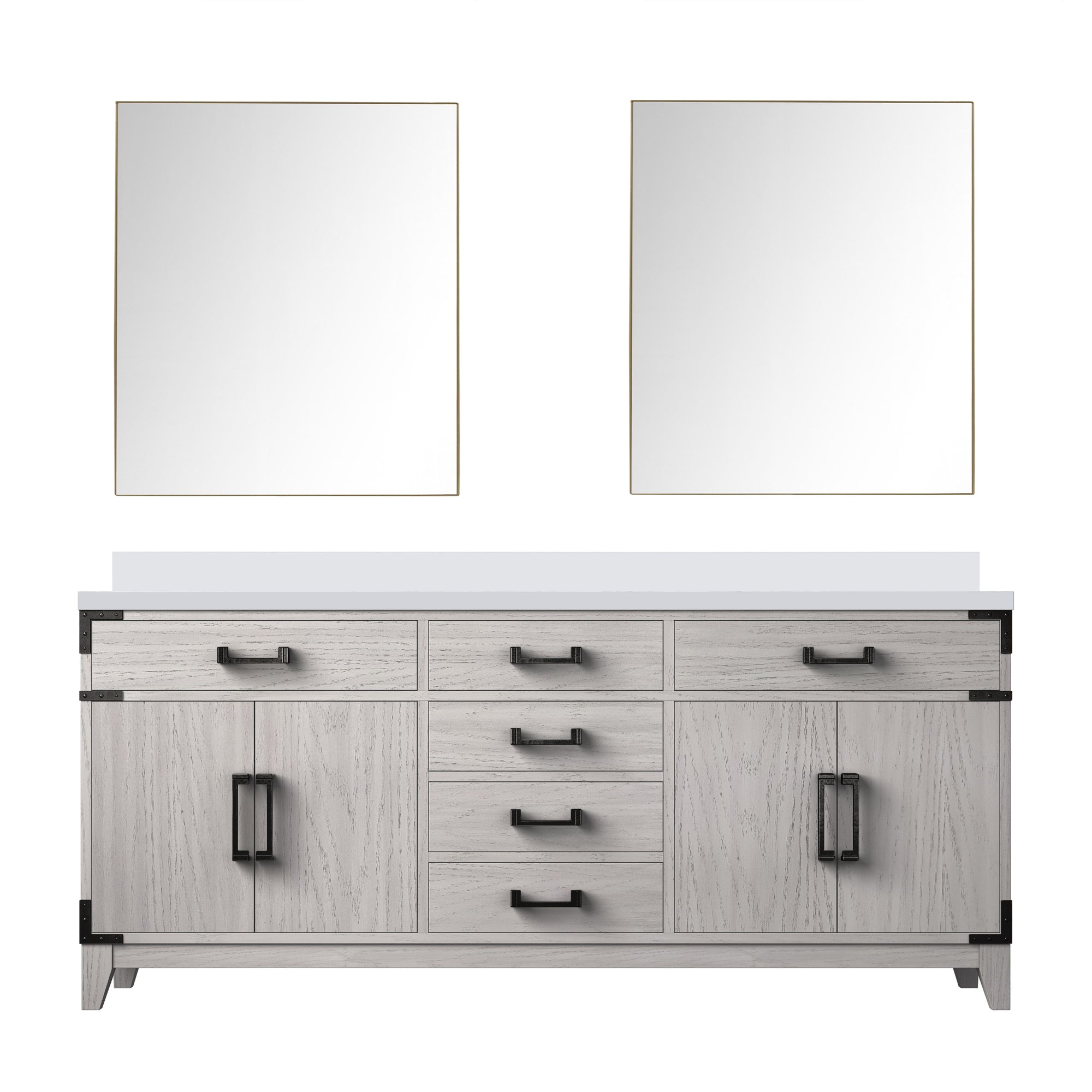 Lexora Laurel 72 in W x 22 in D Double Bath Vanity by Lexora