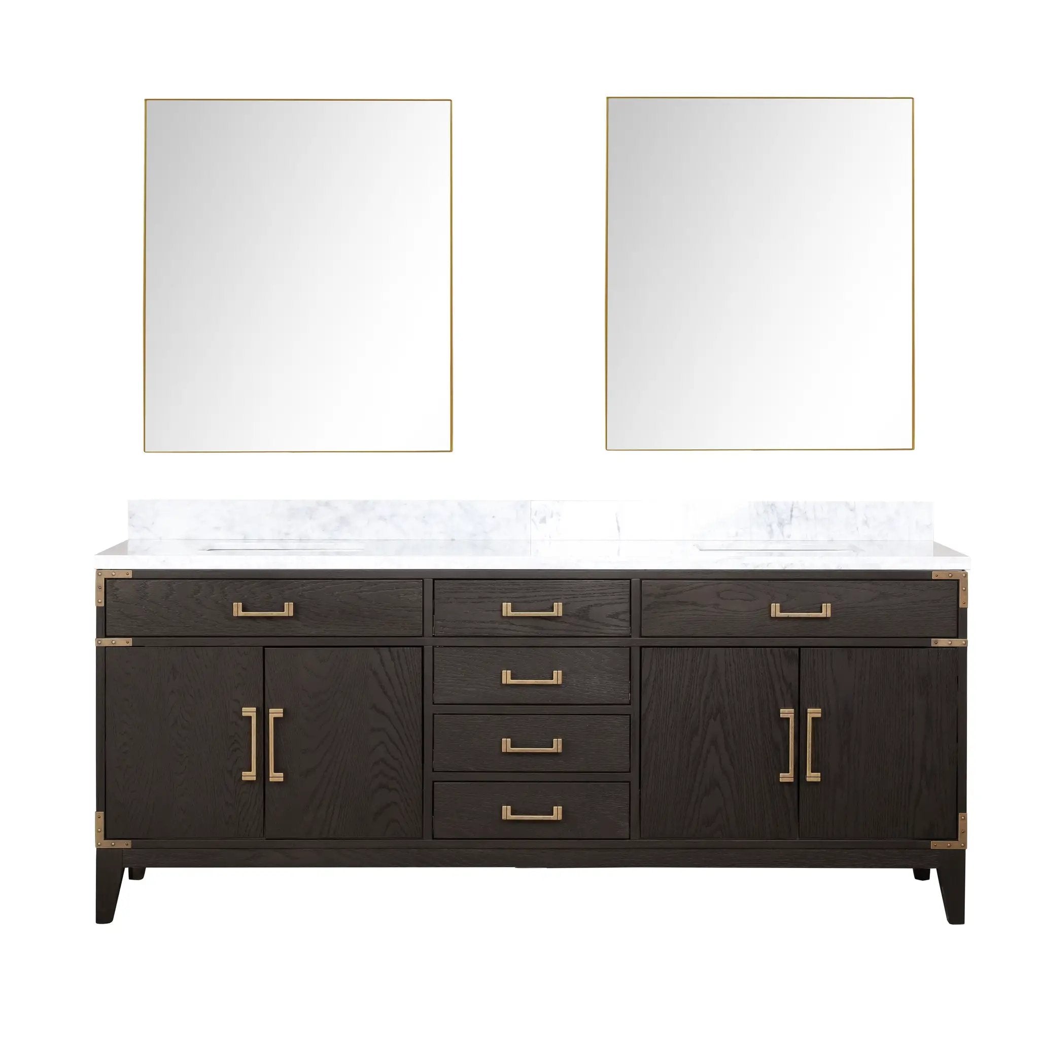 Lexora Laurel 80 in W x 22 in D Double Bath Vanity by Lexora