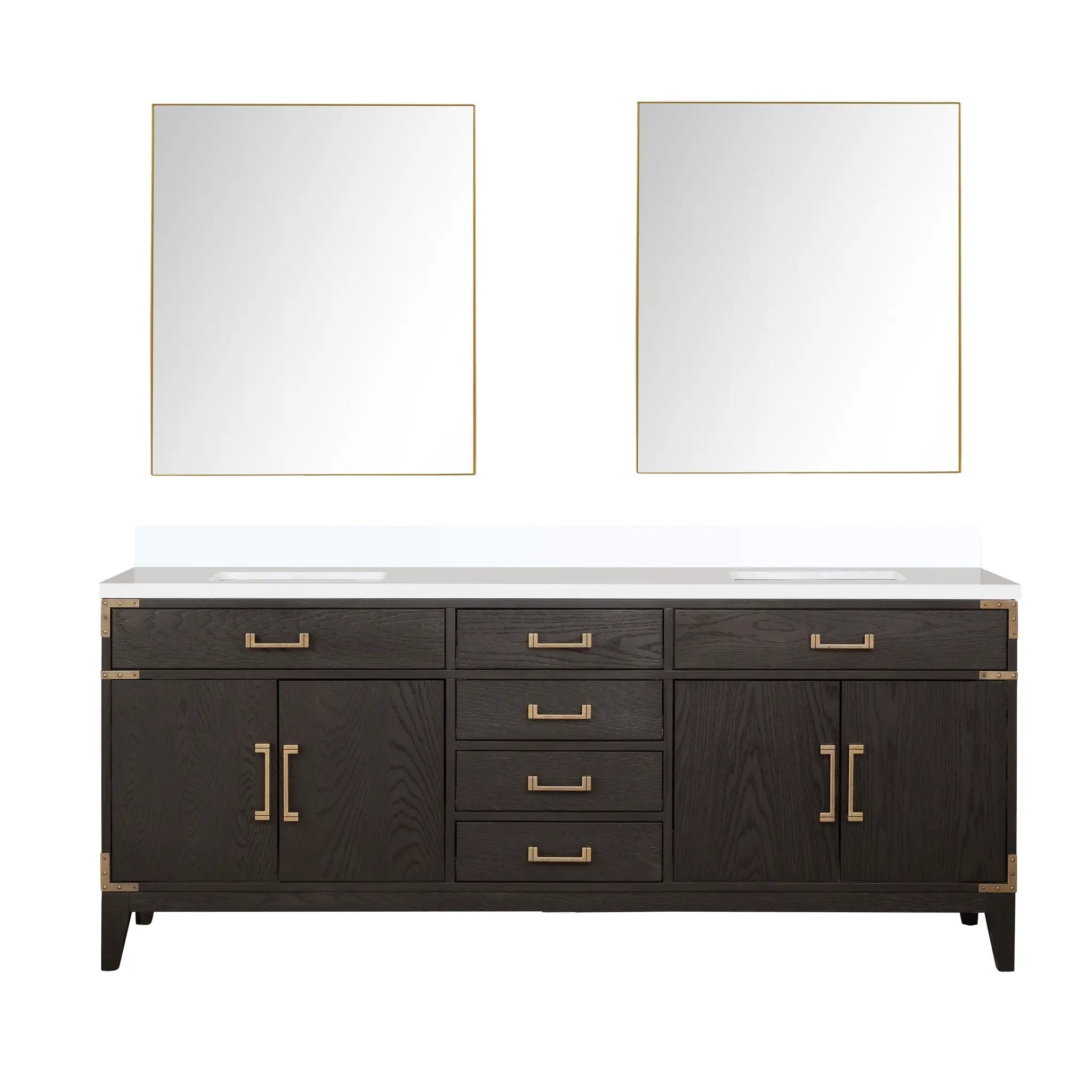 Lexora Laurel 80 in W x 22 in D Double Bath Vanity by Lexora