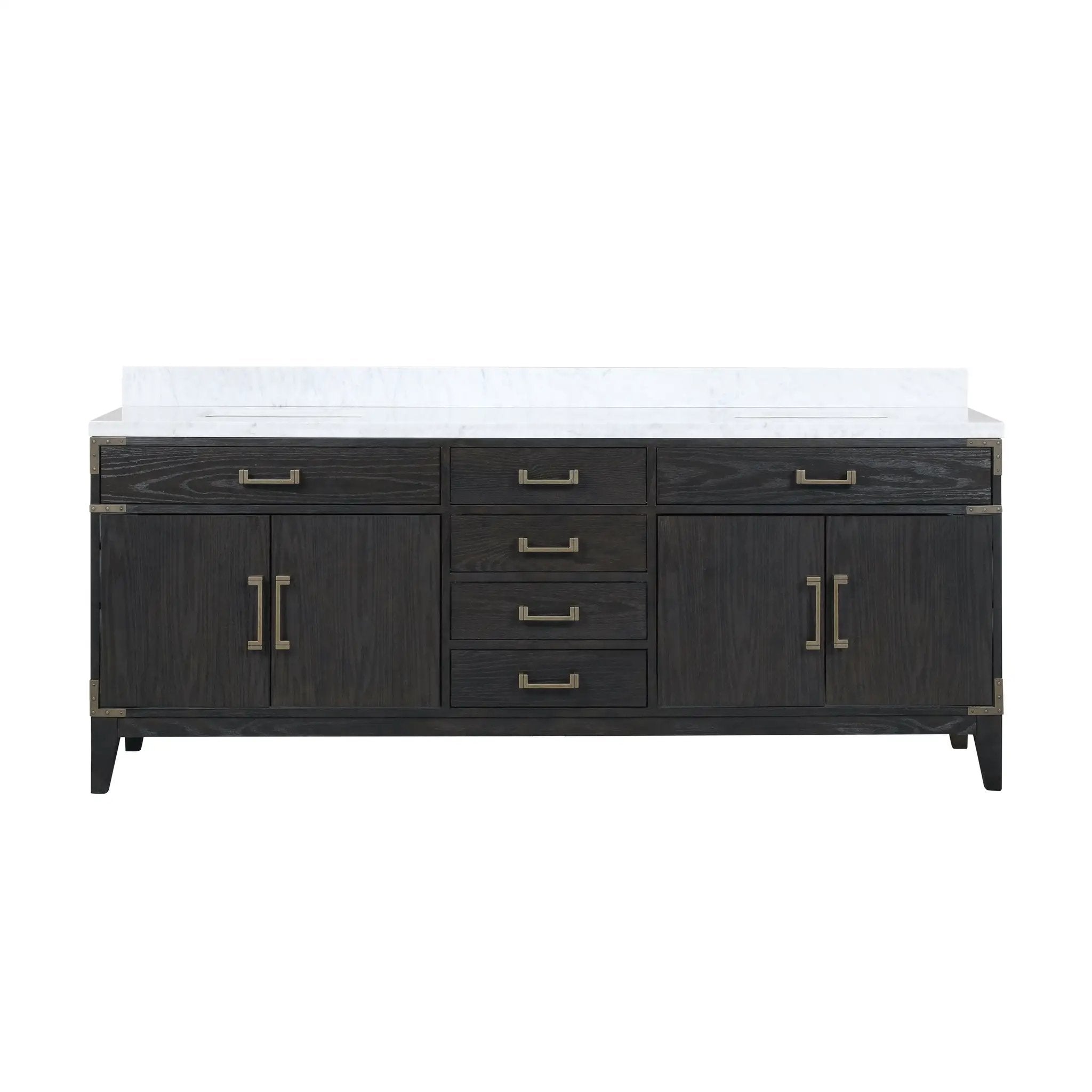 Lexora Laurel 84 in W x 22 in D Double Bath Vanity by Lexora