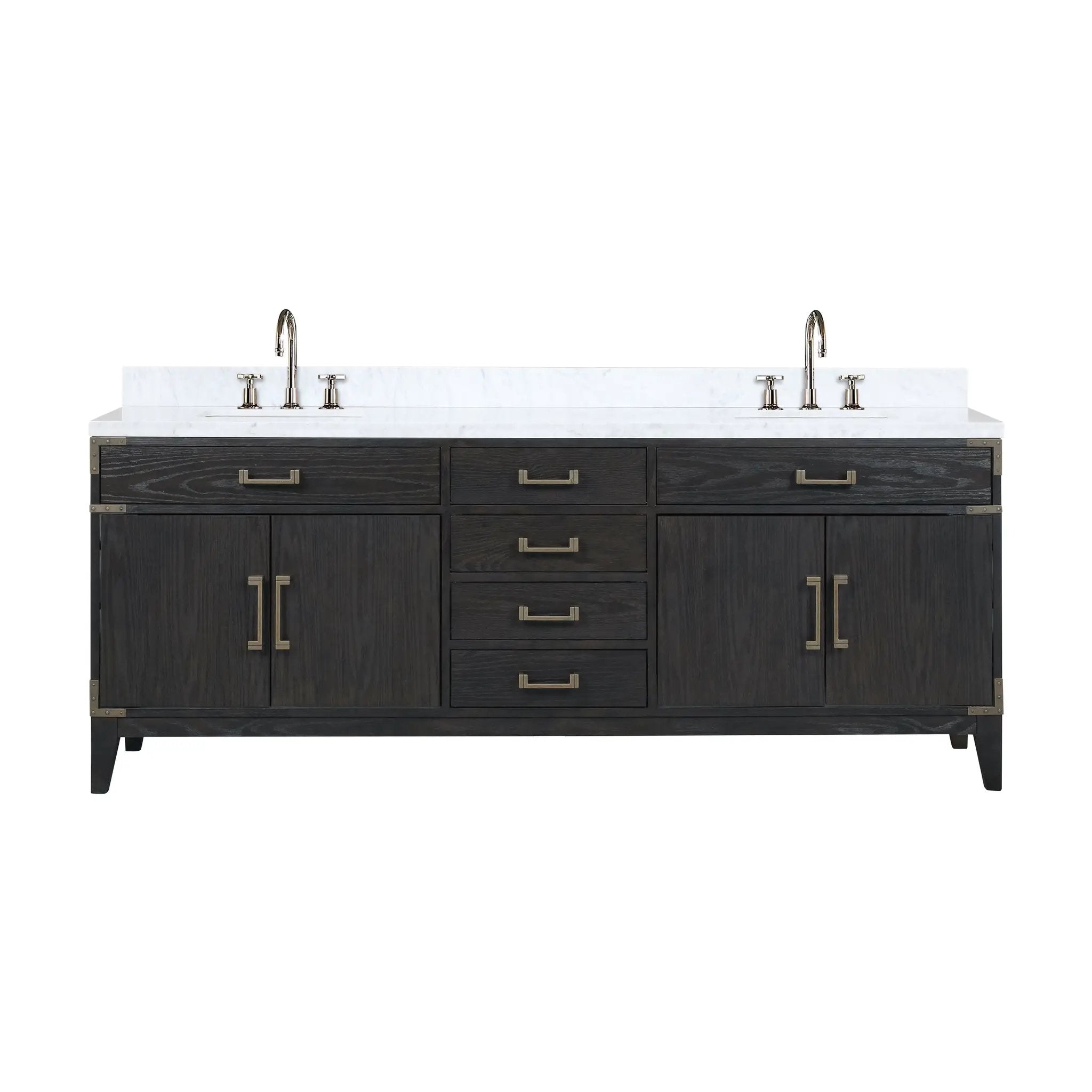 Lexora Laurel 84 in W x 22 in D Double Bath Vanity by Lexora