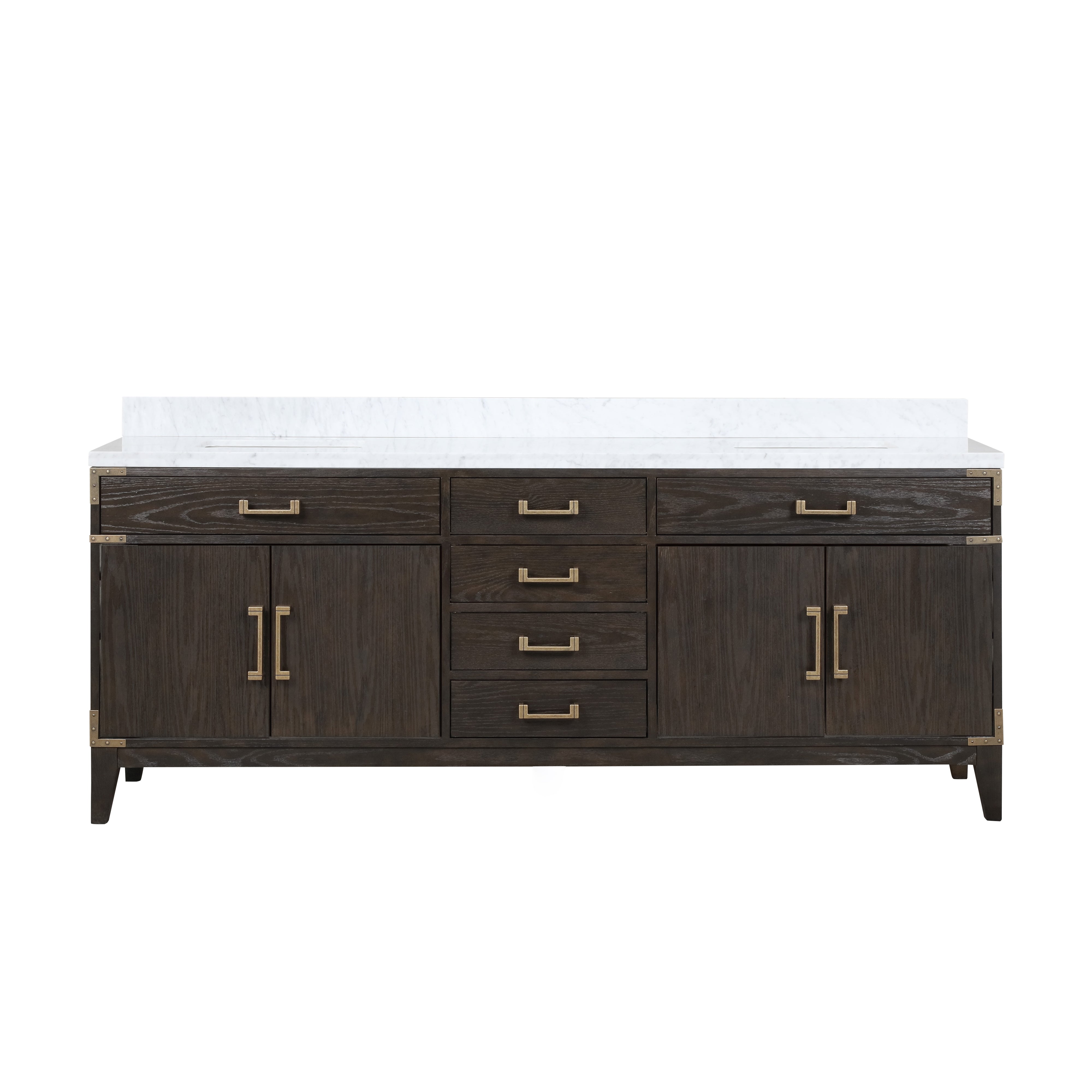 Lexora Laurel 84 in W x 22 in D Double Bath Vanity by Lexora