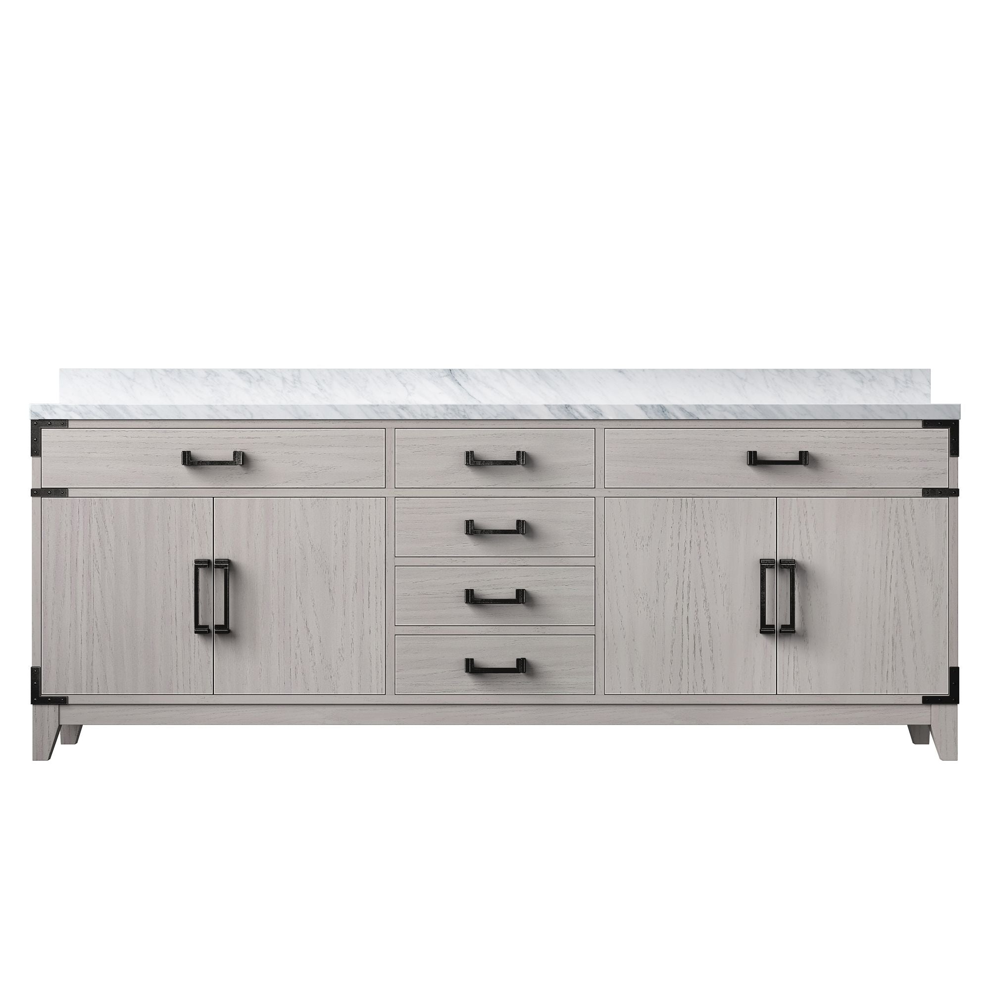 Lexora Laurel 84 in W x 22 in D Double Bath Vanity by Lexora