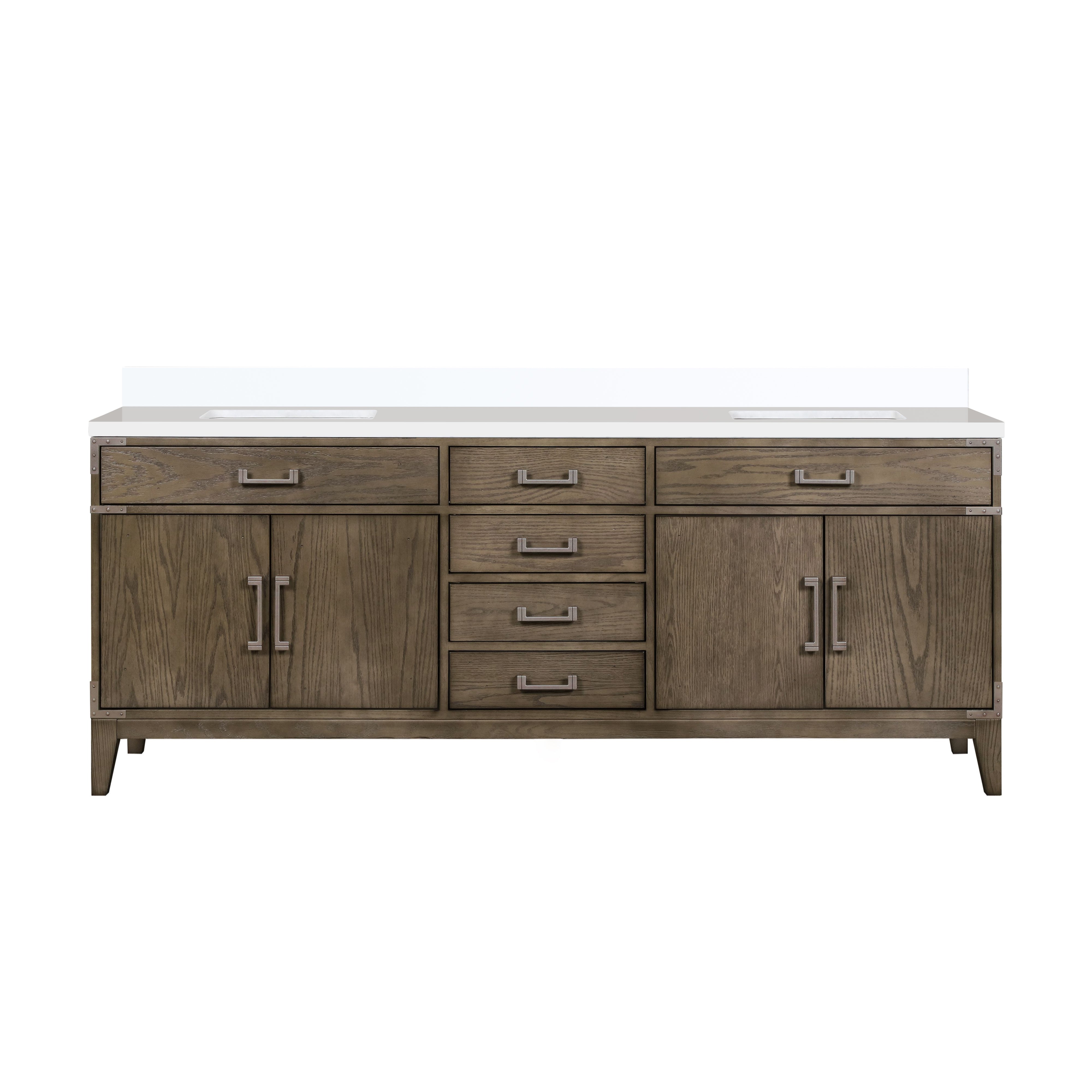 Lexora Laurel 84 in W x 22 in D Double Bath Vanity by Lexora