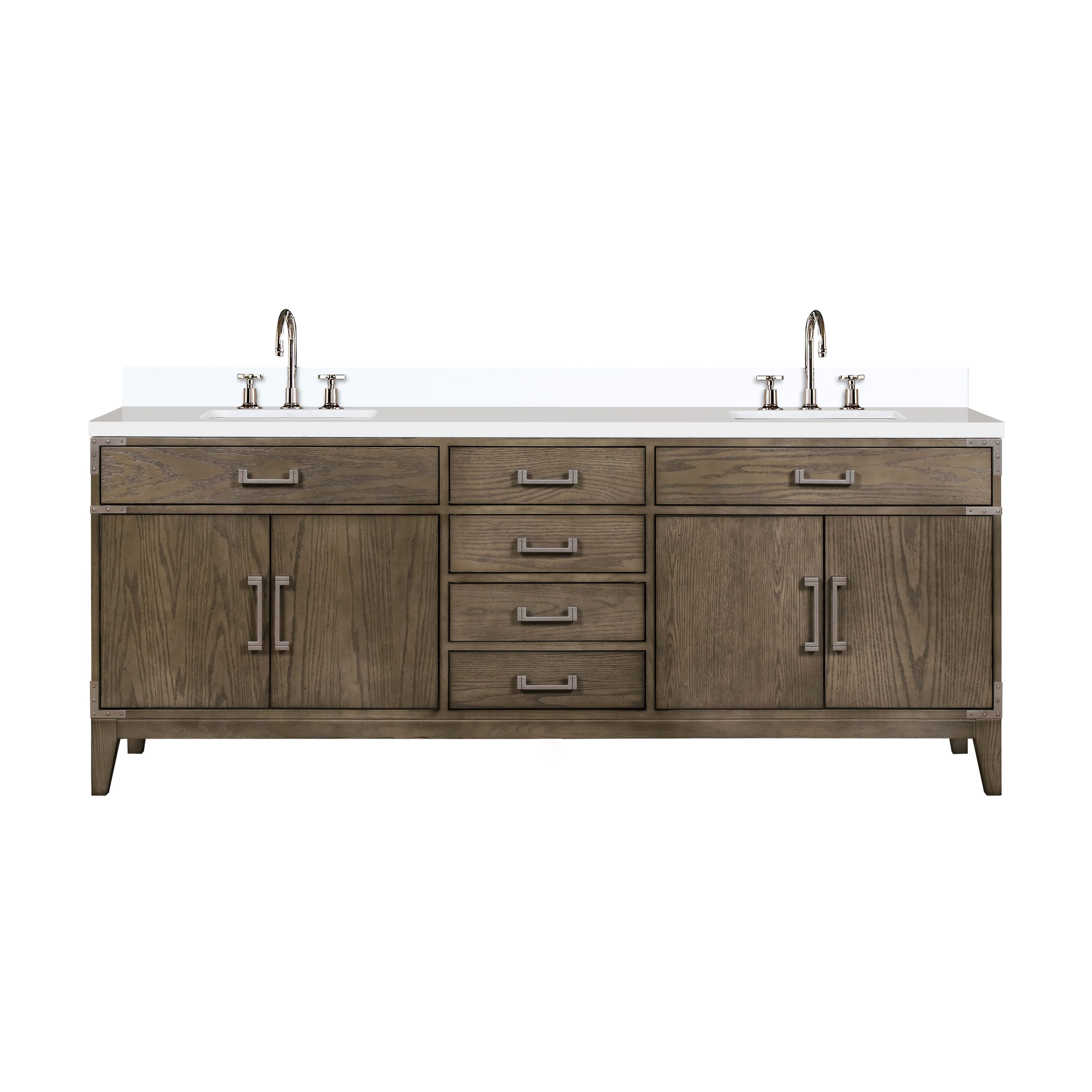 Lexora Laurel 84 in W x 22 in D Double Bath Vanity by Lexora