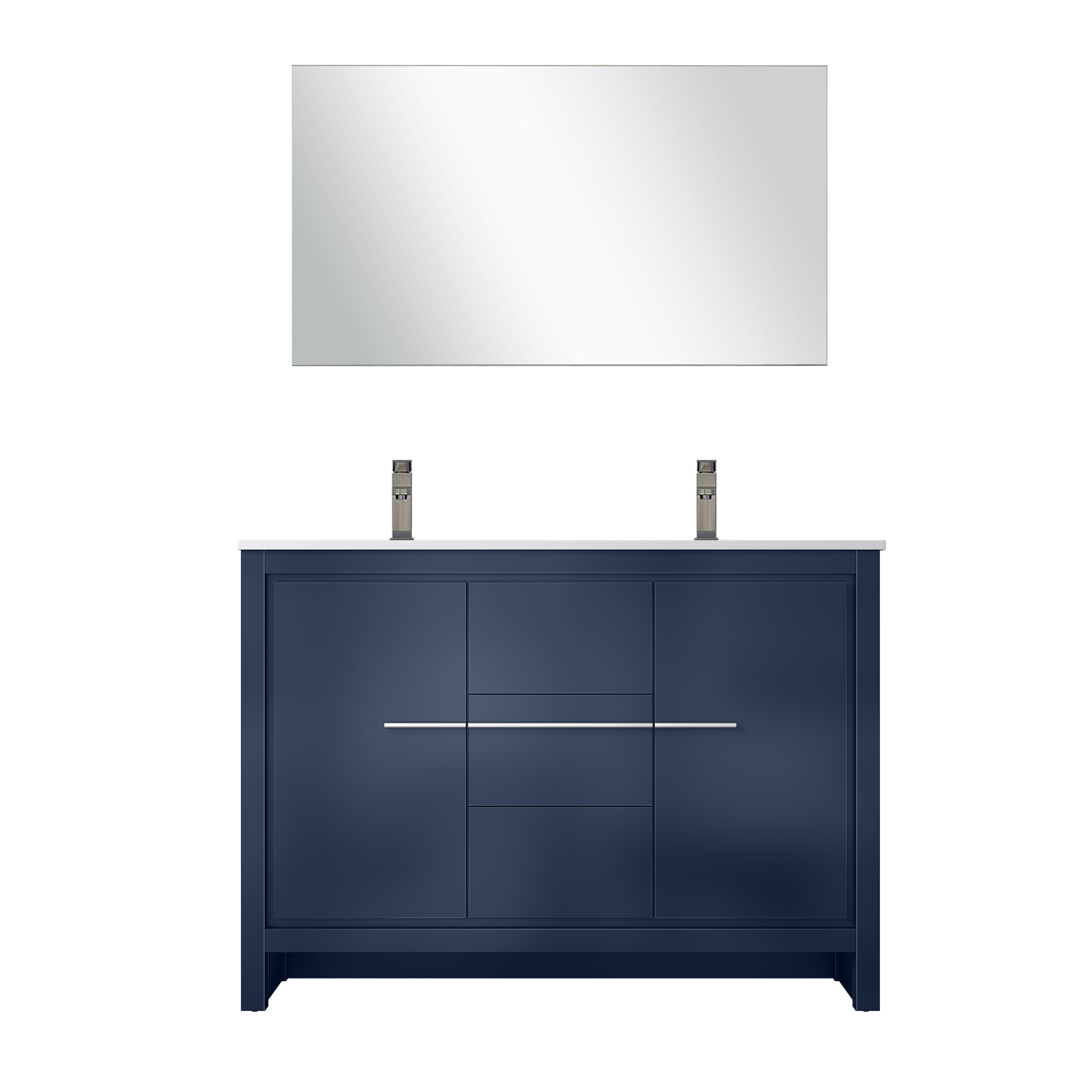 Lexora Lafarre 48 in W x 20 in D Double Bath Vanity