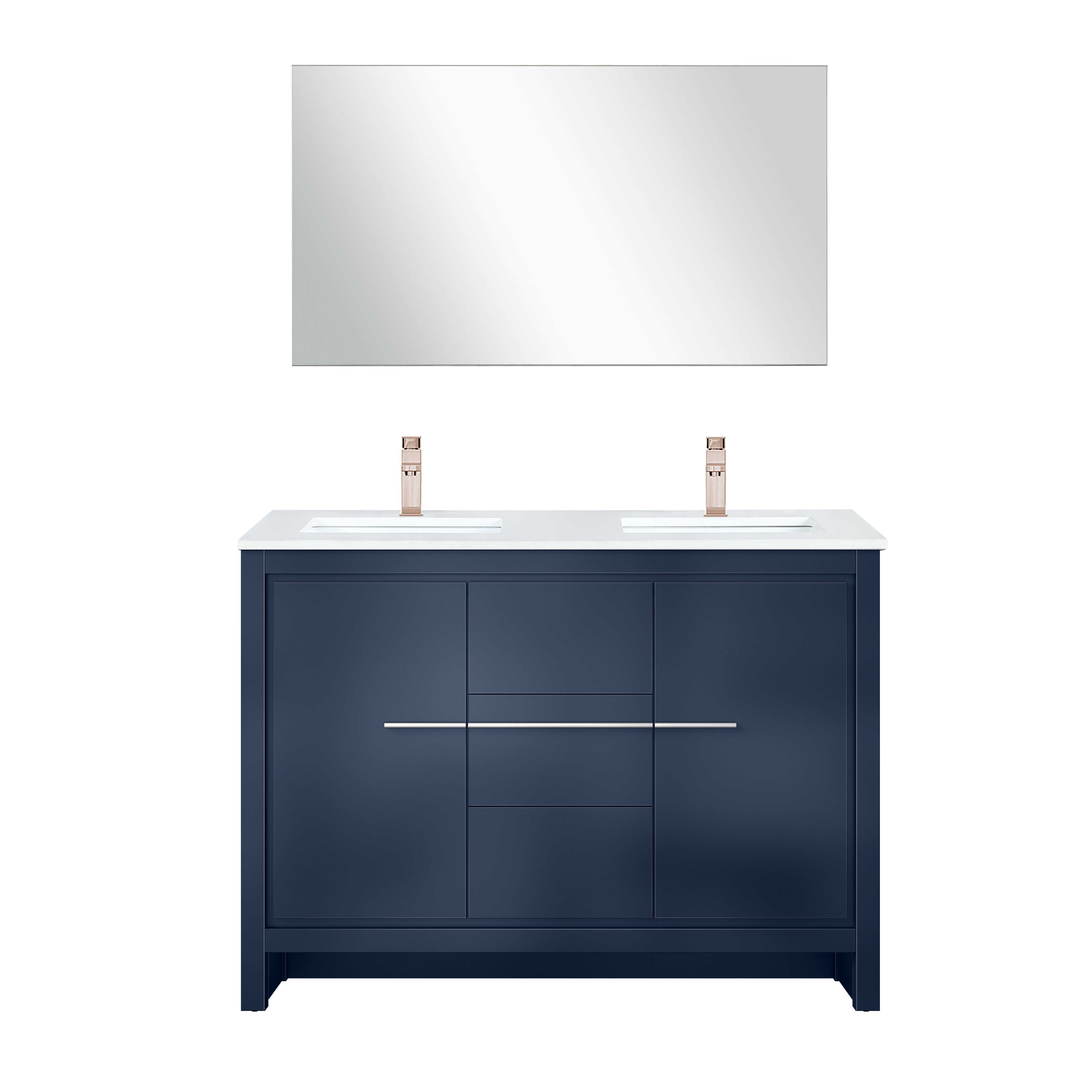 Lexora Lafarre 48 in W x 20 in D Double Bath Vanity
