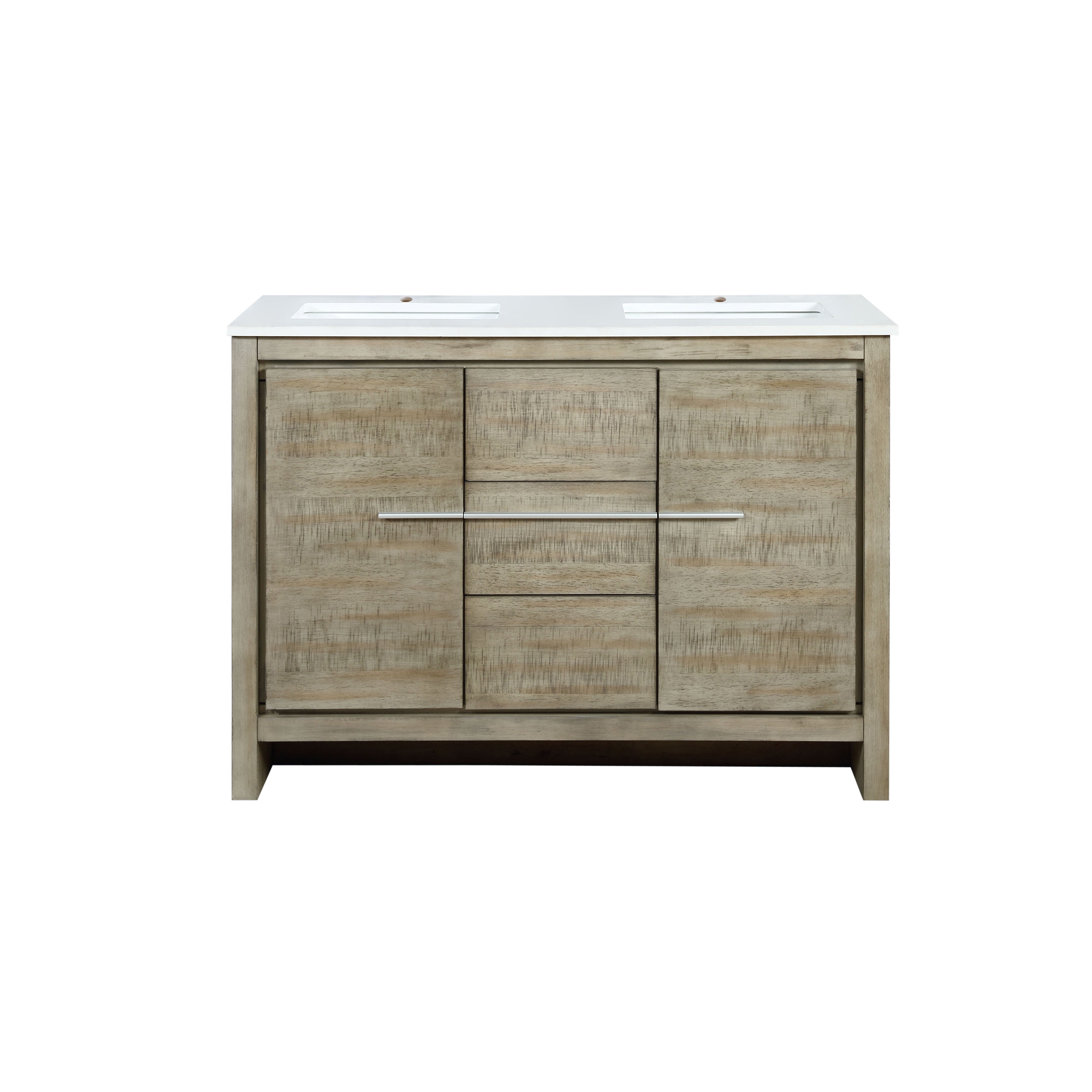 Lexora Lafarre 48 in W x 20 in D Double Bath Vanity