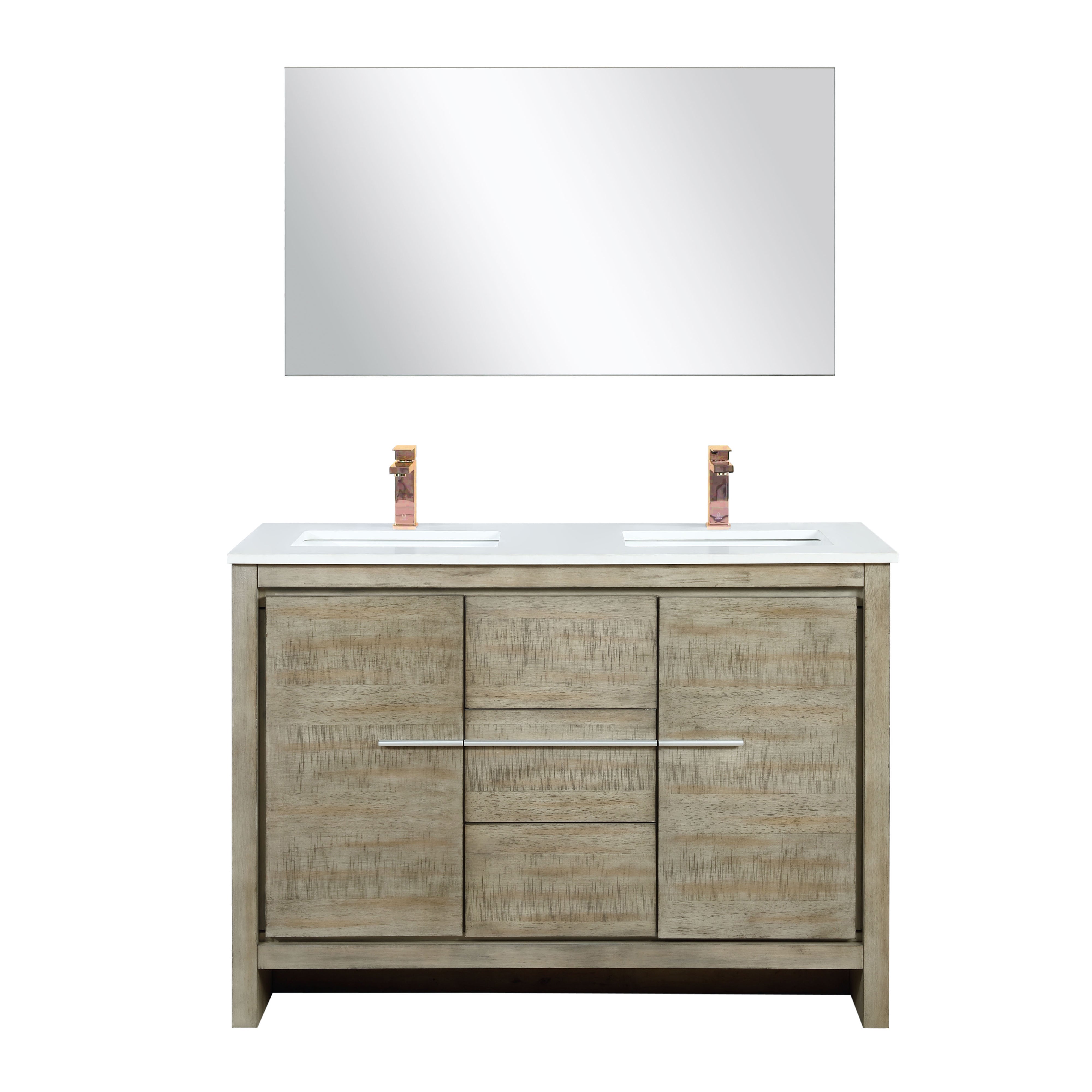 Lexora Lafarre 48 in W x 20 in D Double Bath Vanity