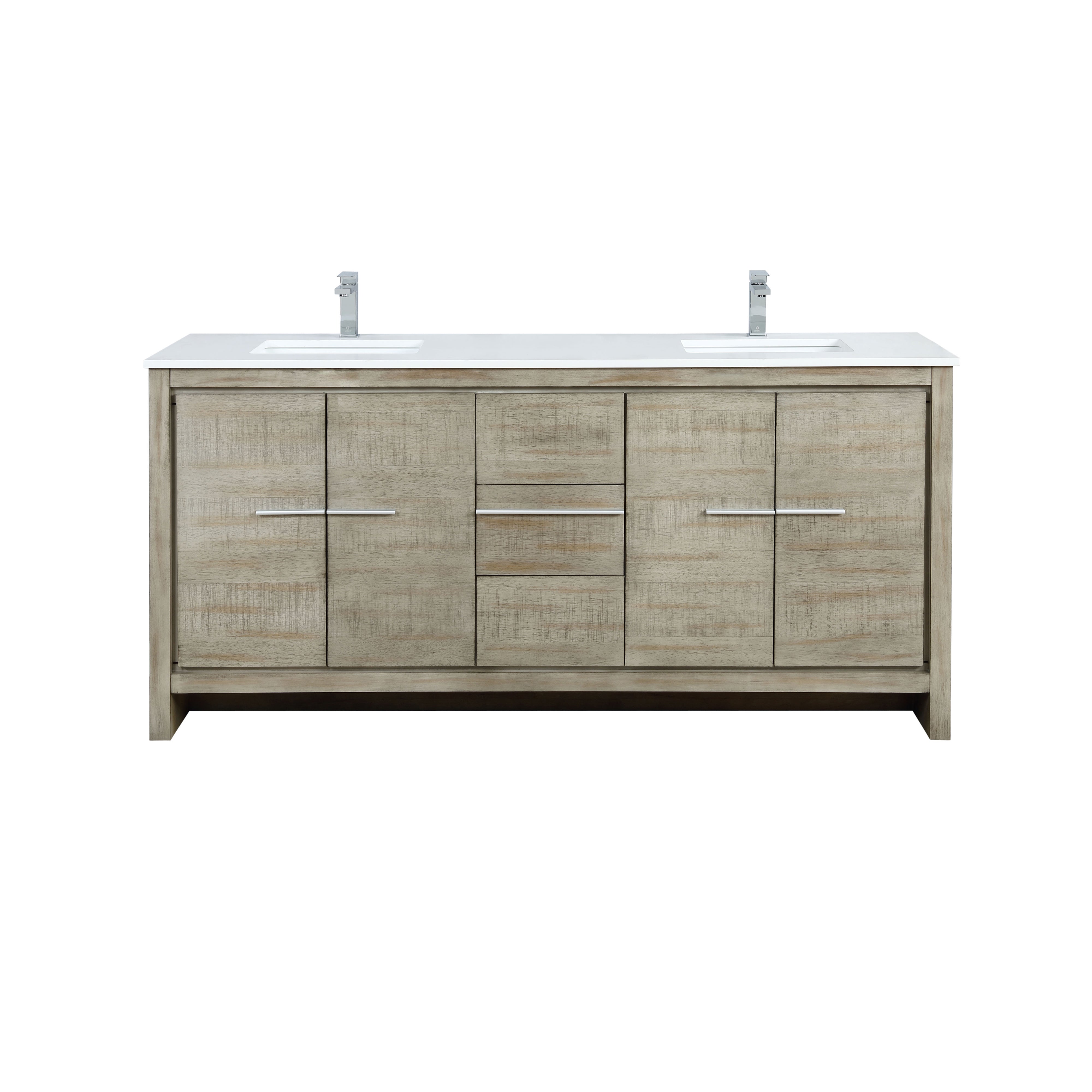 Lexora Lafarre 72 in W x 20 in D Double Bath Vanity