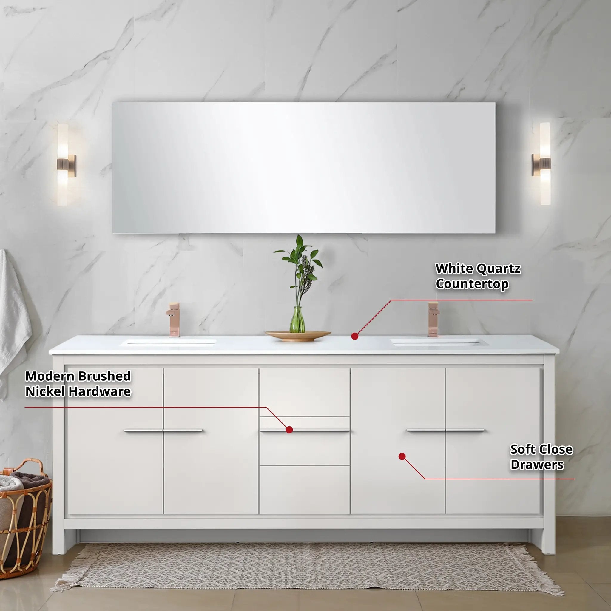 white vanity