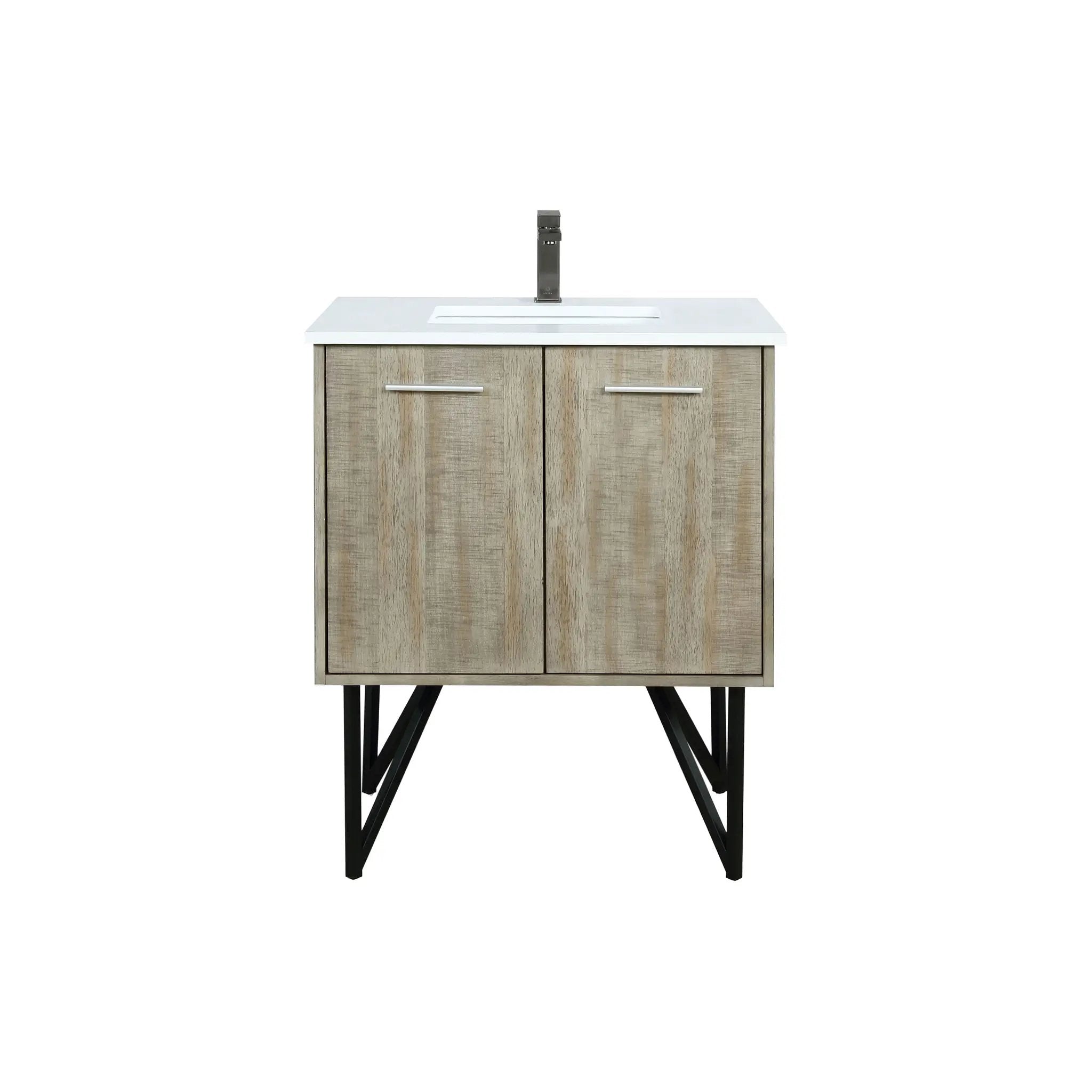 Lexora Lancy 30 in W x 20 in D Bath Vanity with Cultured Marble Top by Lexora