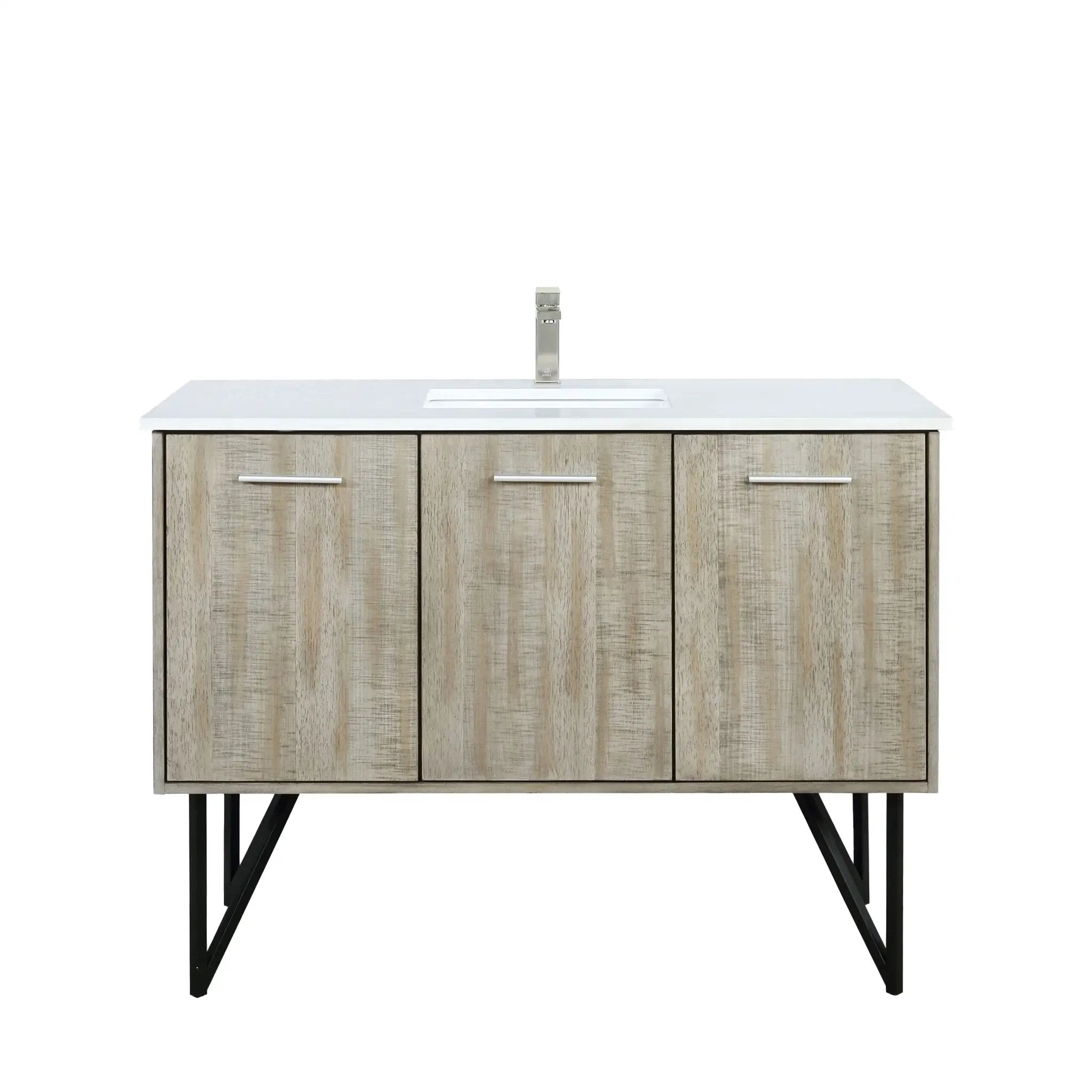 Lexora Lancy 48 in W x 20 in D Bath Vanity with Cultured Marble Top by Lexora