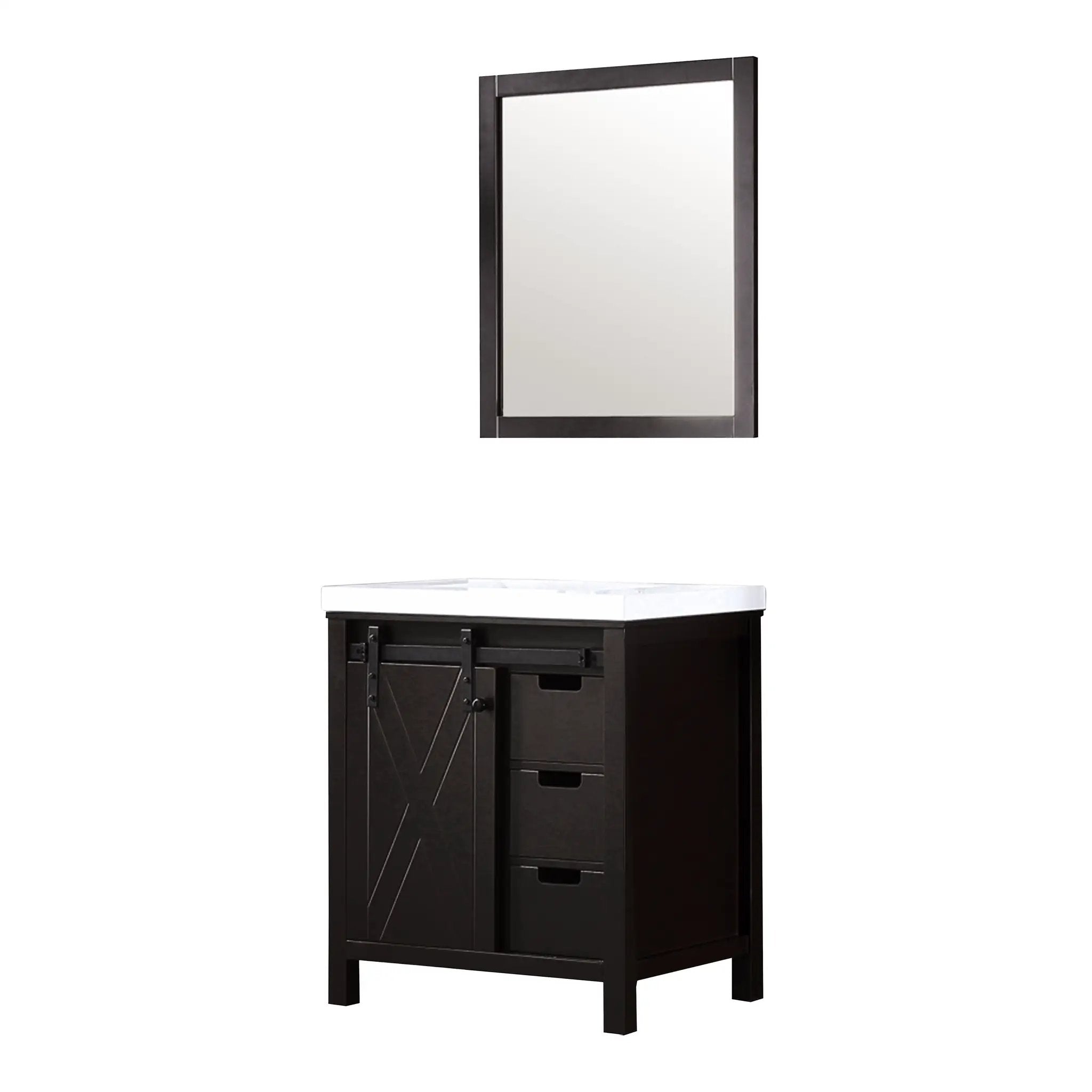 Lexora Marsyas 30 in W x 22 in D Bath Vanity by Lexora