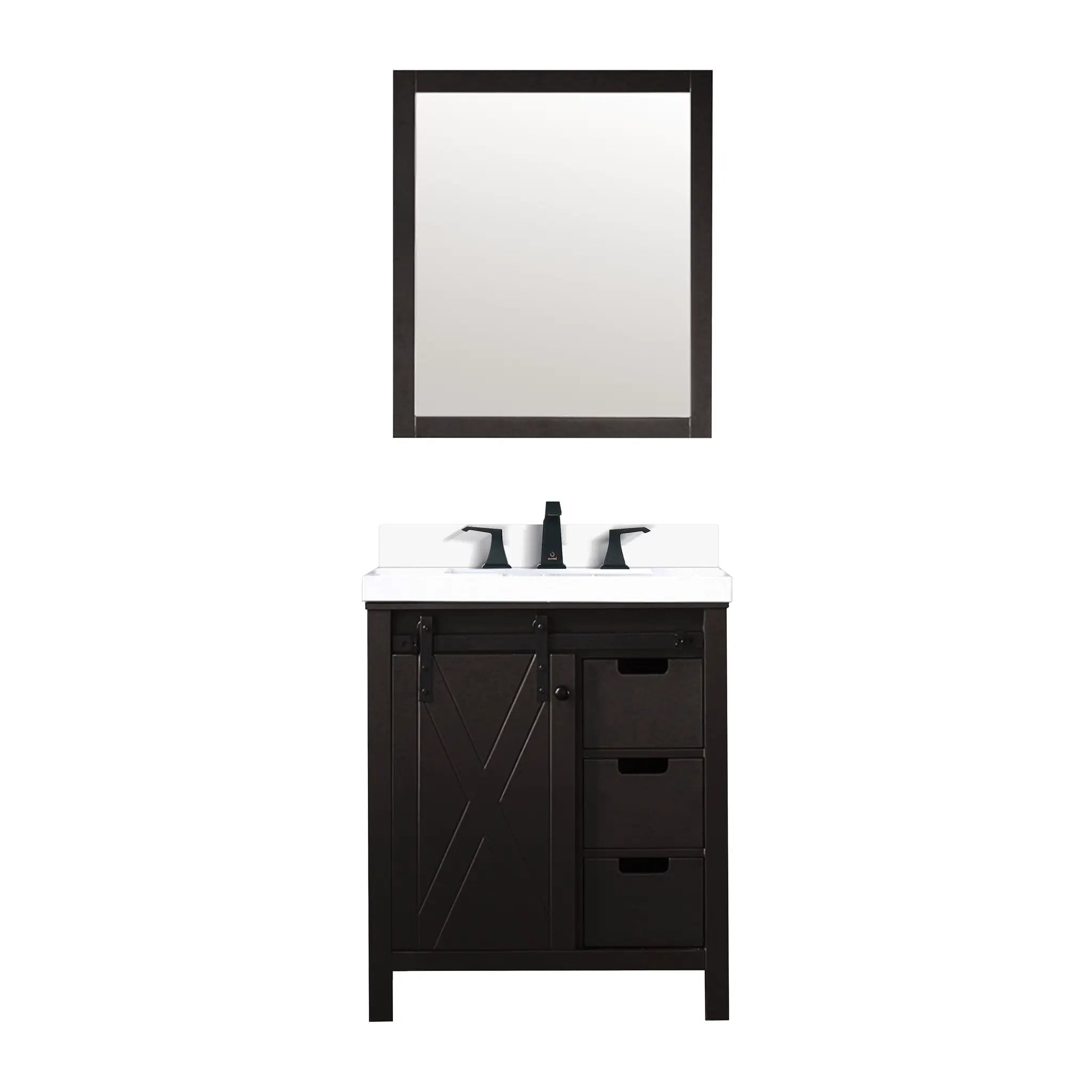 Lexora Marsyas 30 in W x 22 in D Bath Vanity by Lexora
