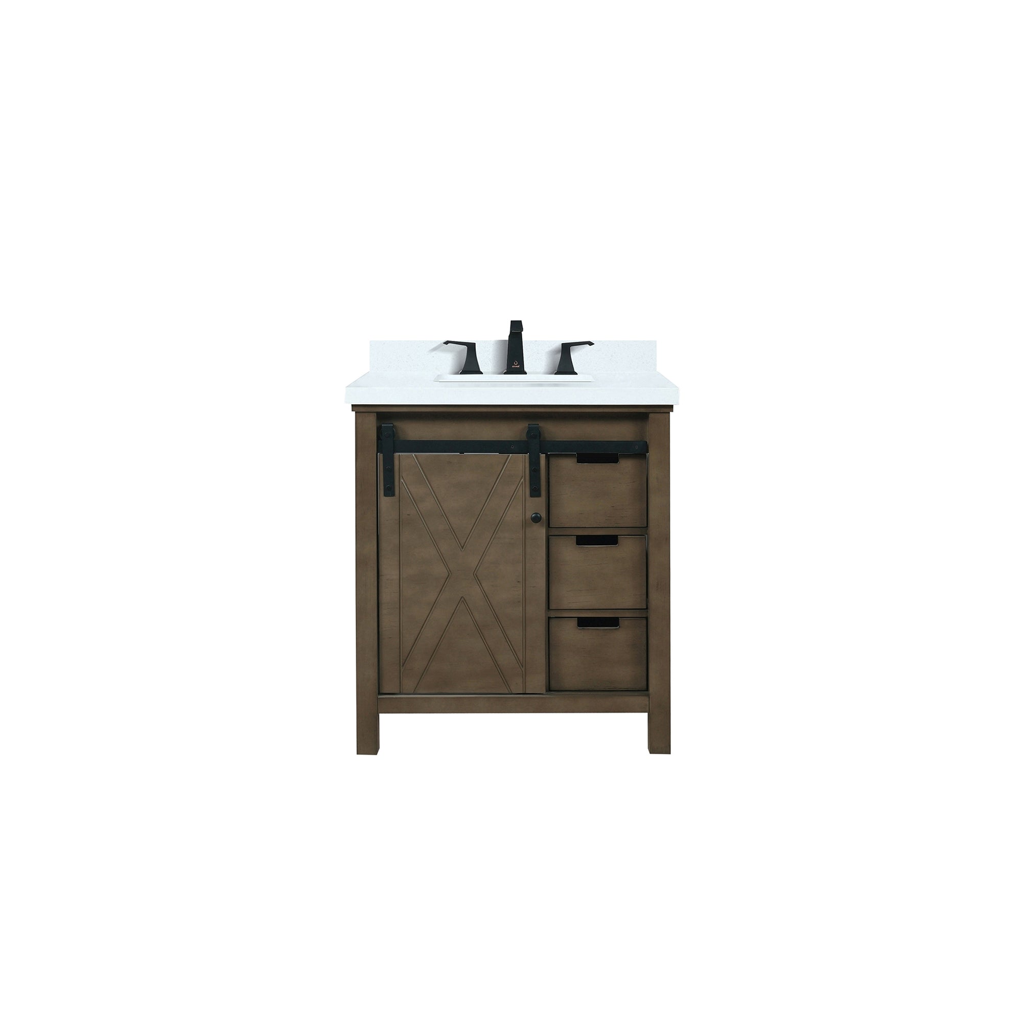 Lexora Marsyas 30 in W x 22 in D Bath Vanity