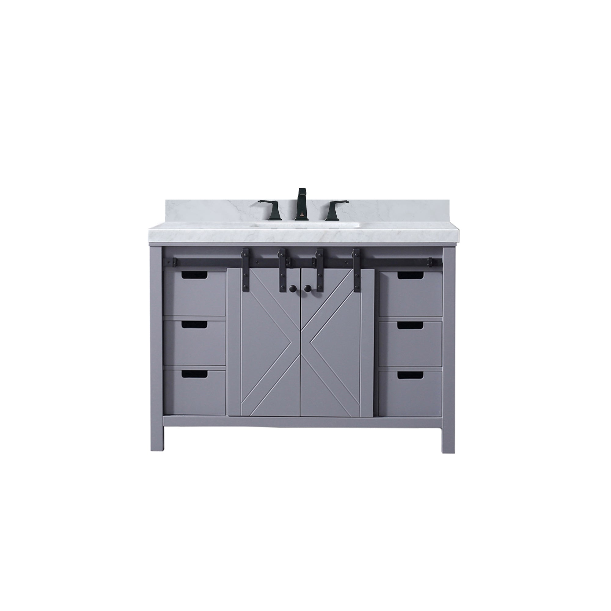 Lexora Marsyas 48 in W x 22 in D Bath Vanity