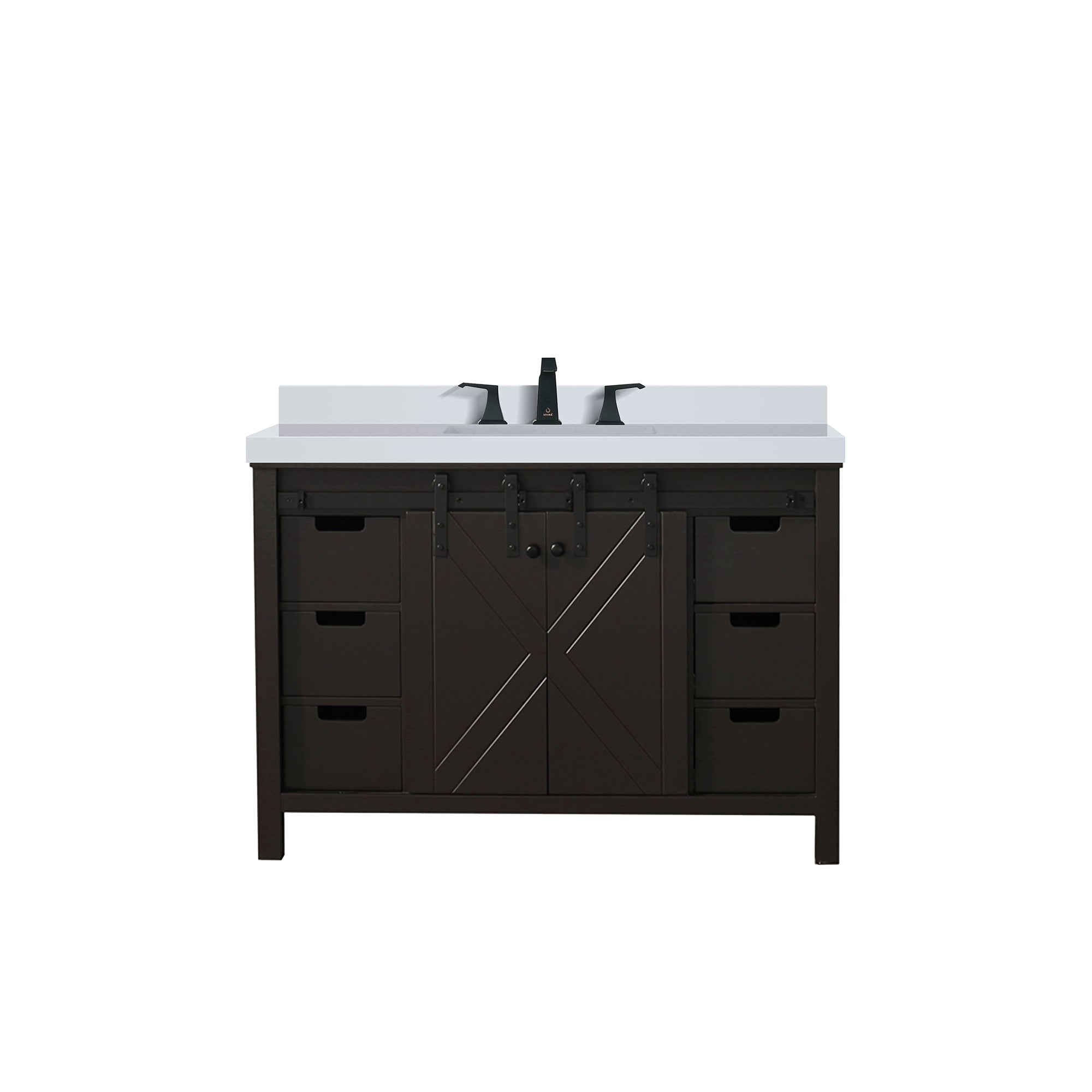 Lexora Marsyas 48 in W x 22 in D Bath Vanity