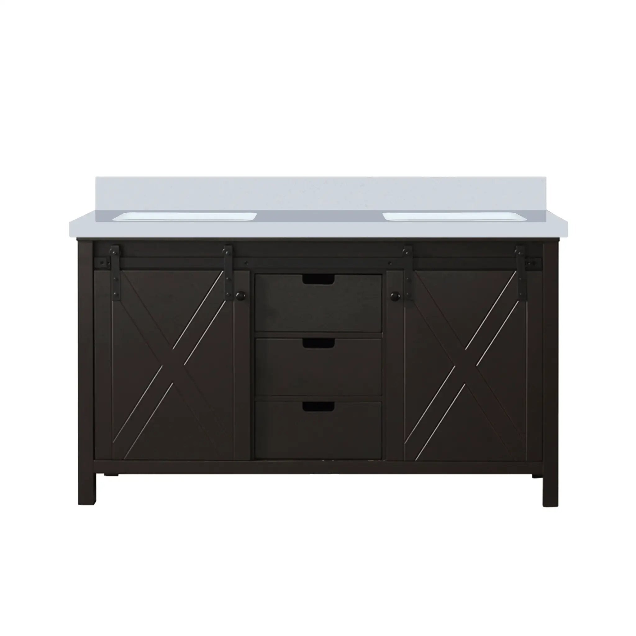 Lexora Marsyas 60 in W x 22 in D Double Bath Vanity by Lexora