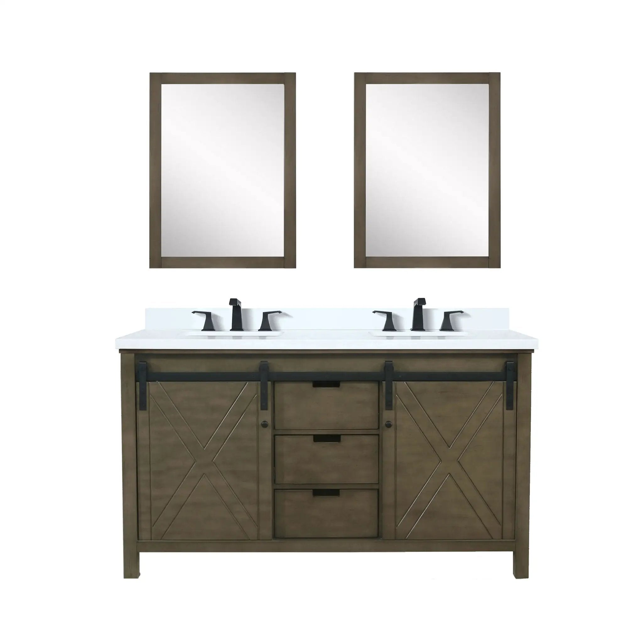 Lexora Marsyas 60 in W x 22 in D Double Bath Vanity by Lexora