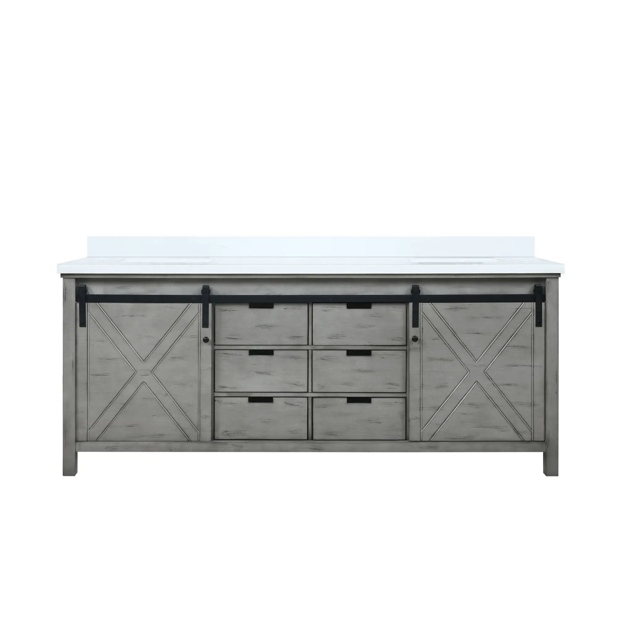 Lexora Marsyas 80 in W x 22 in D Double Bath Vanity by Lexora