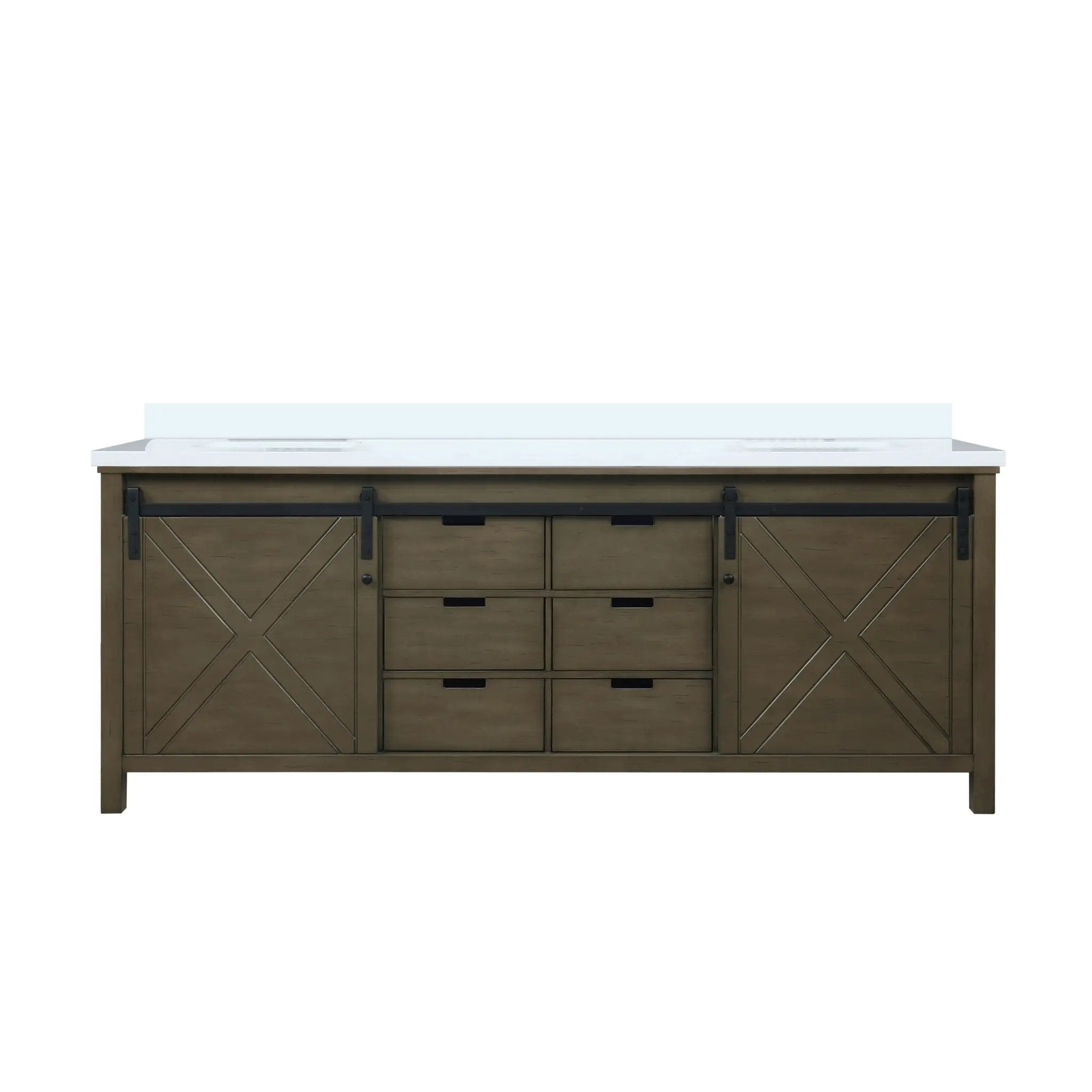 Lexora Marsyas 84 in W x 22 in D Double Bath Vanity by Lexora
