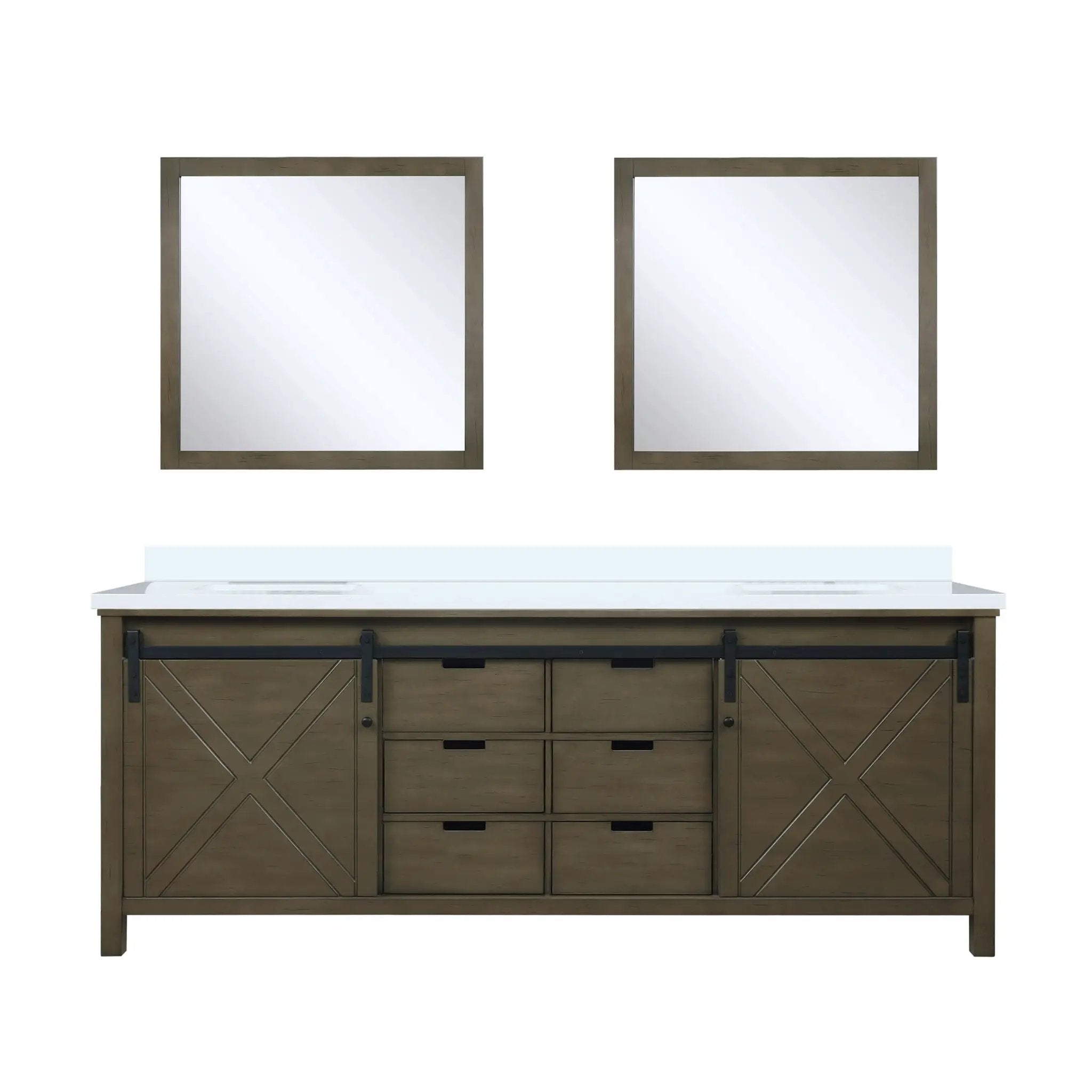 Lexora Marsyas 84 in W x 22 in D Double Bath Vanity by Lexora