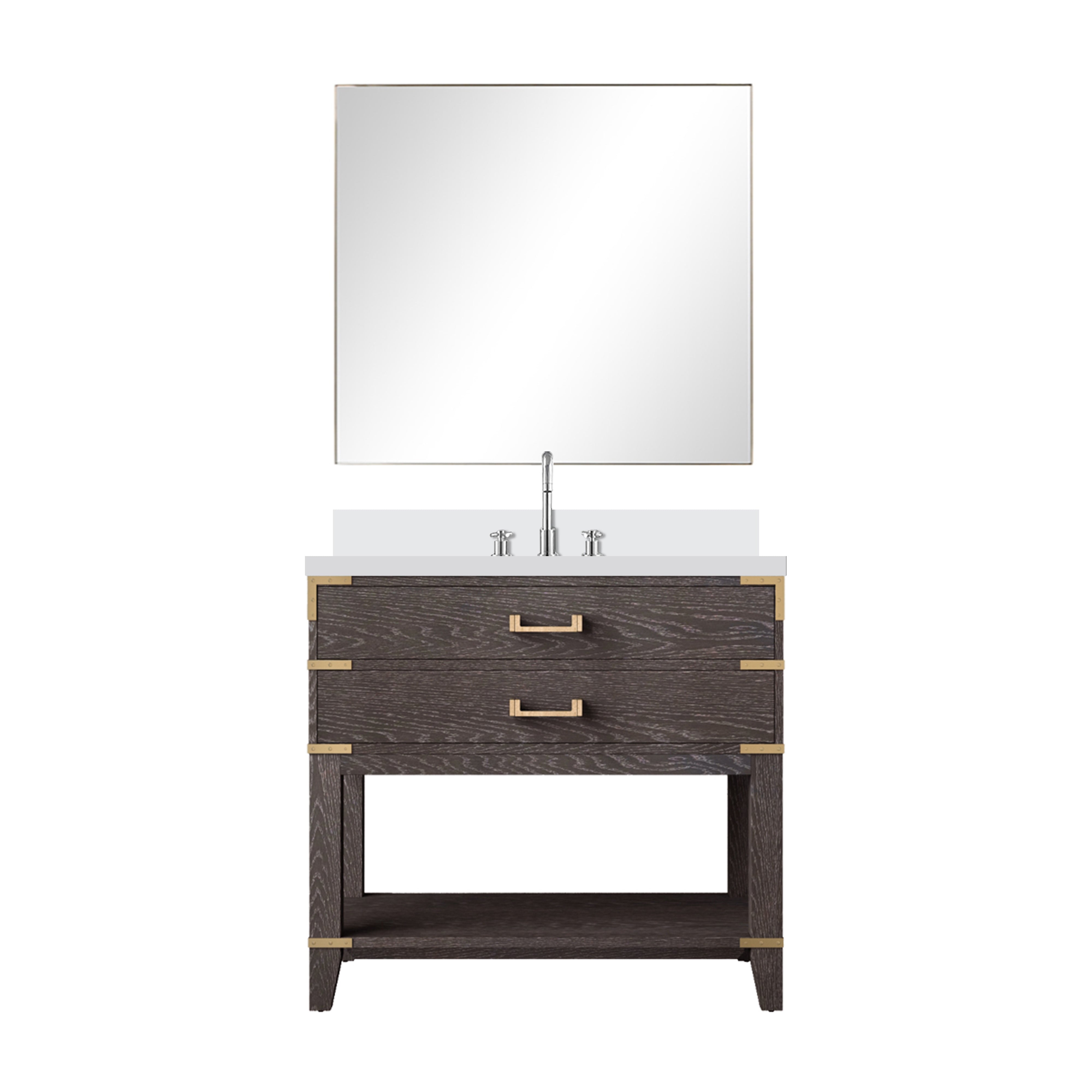 Lexora Norwalk 36 in W x 22 in D Single Bath Vanity