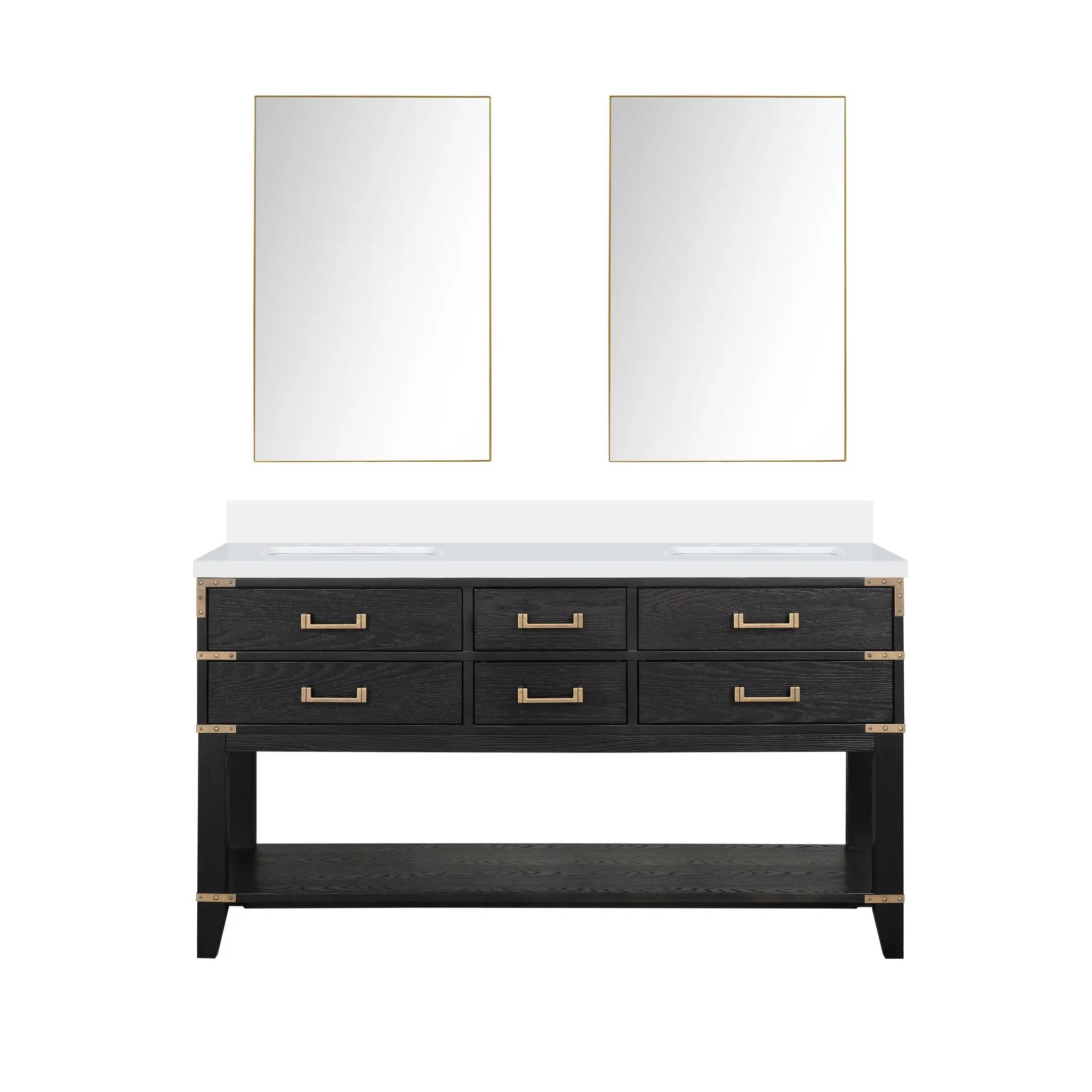 Lexora Norwalk 60 in W x 22 in D Double Bath Vanity by Lexora