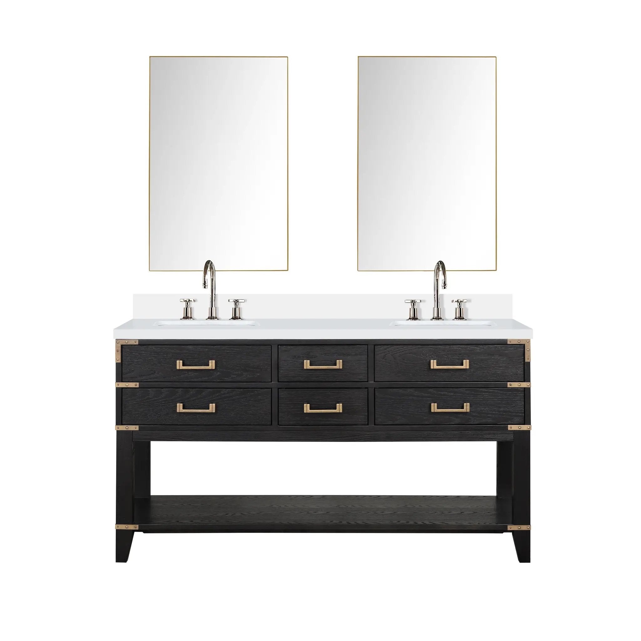 Lexora Norwalk 60 in W x 22 in D Double Bath Vanity by Lexora