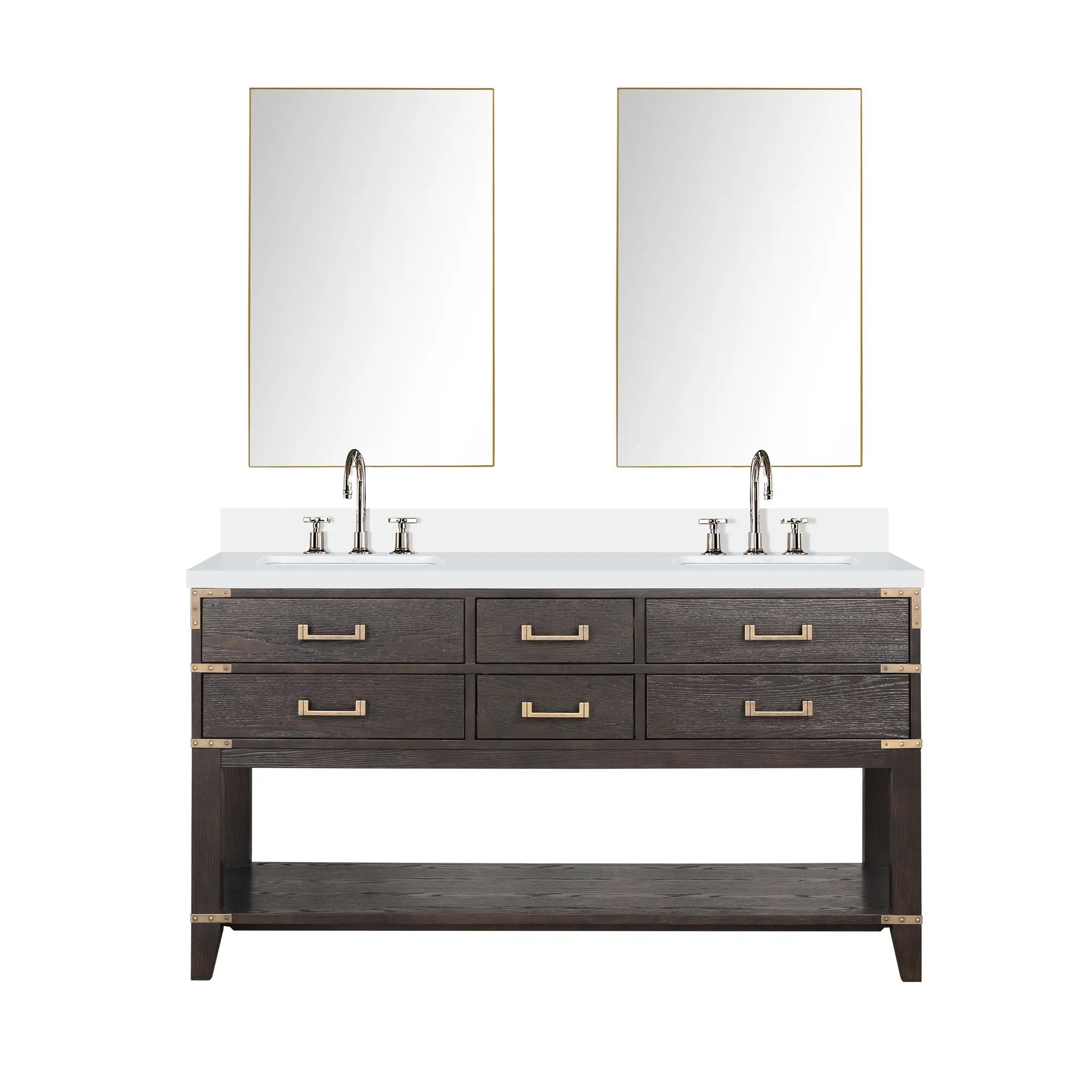 Lexora Norwalk 60 in W x 22 in D Double Bath Vanity by Lexora