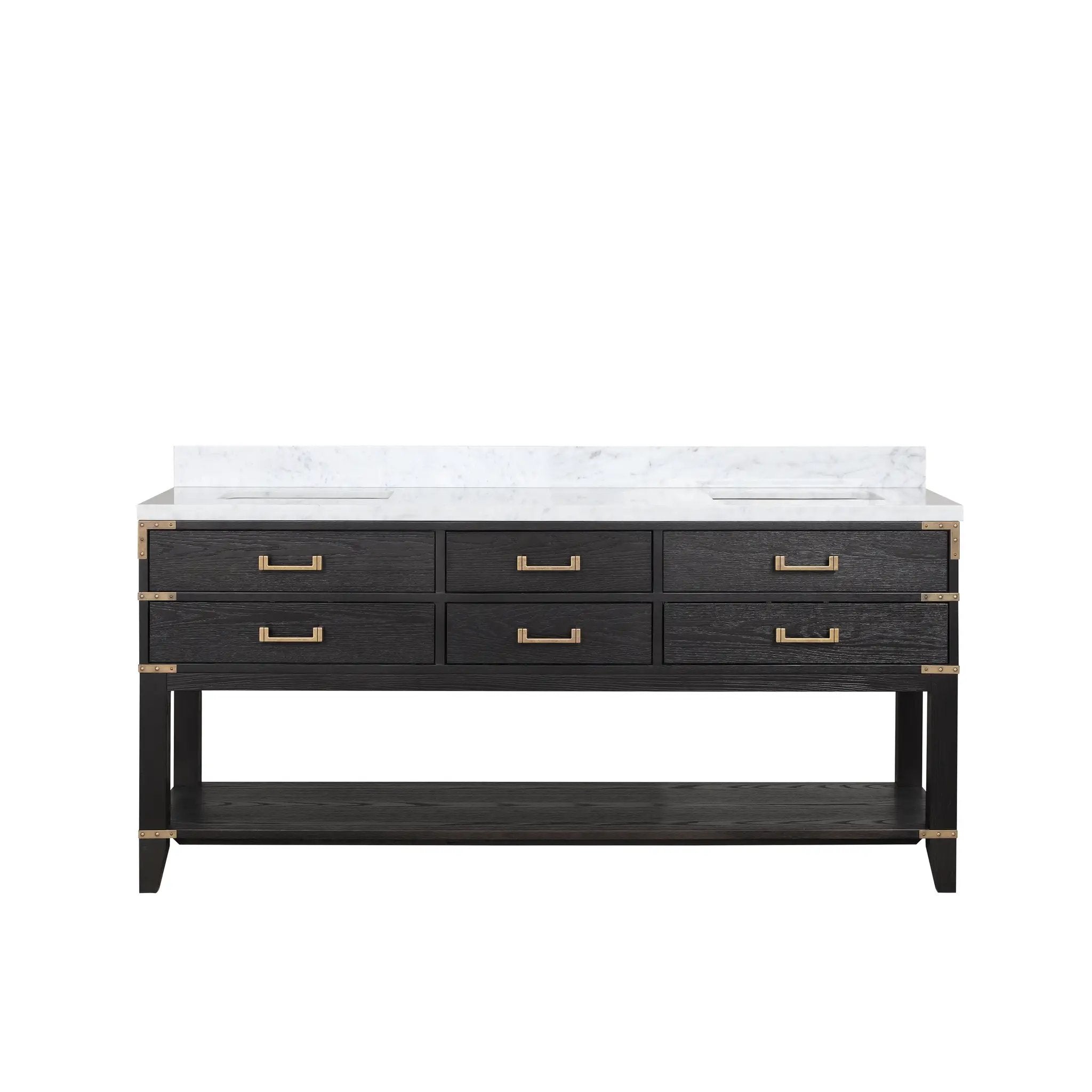 Lexora Norwalk 72 in W x 22 in D Double Bath Vanity by Lexora