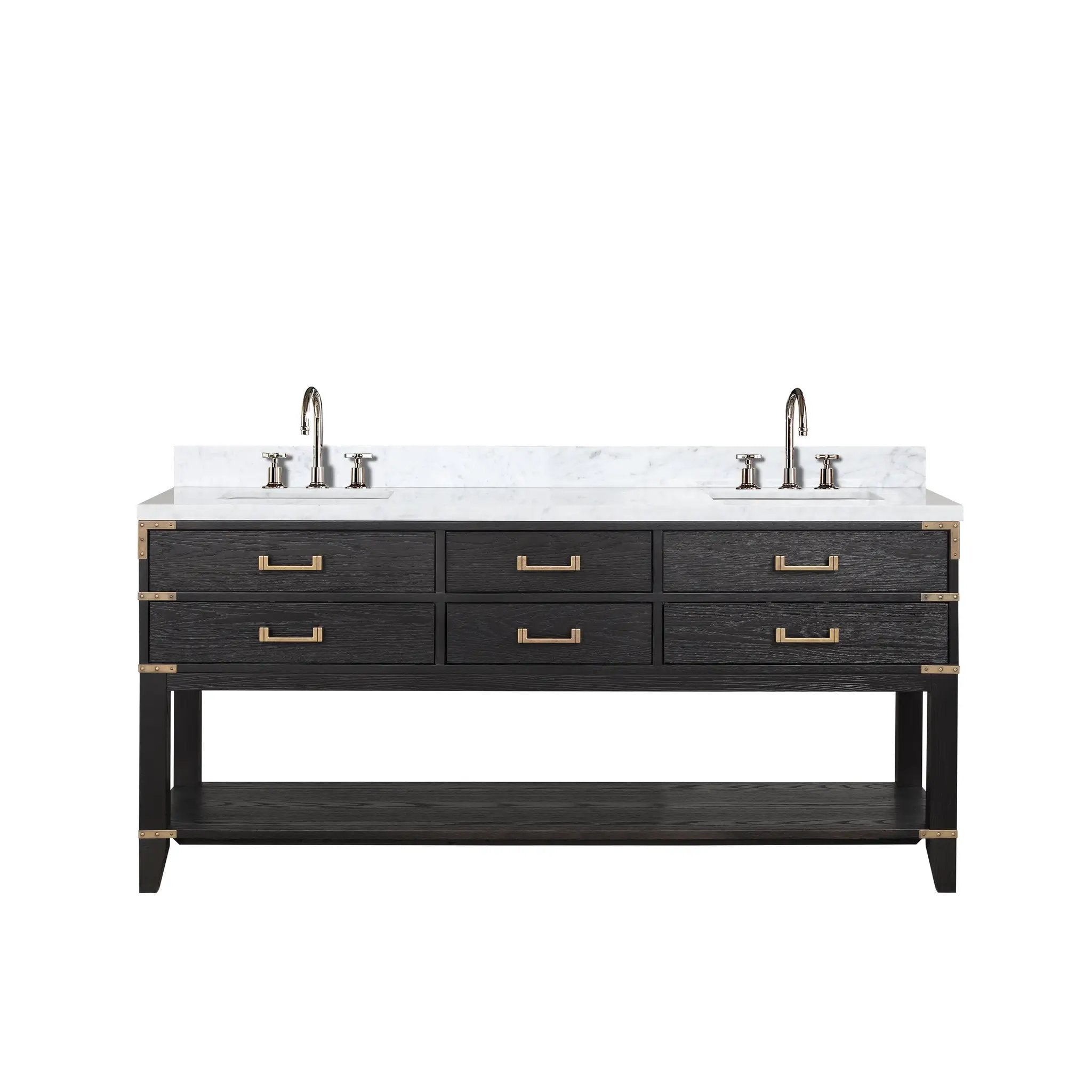 Lexora Norwalk 72 in W x 22 in D Double Bath Vanity by Lexora