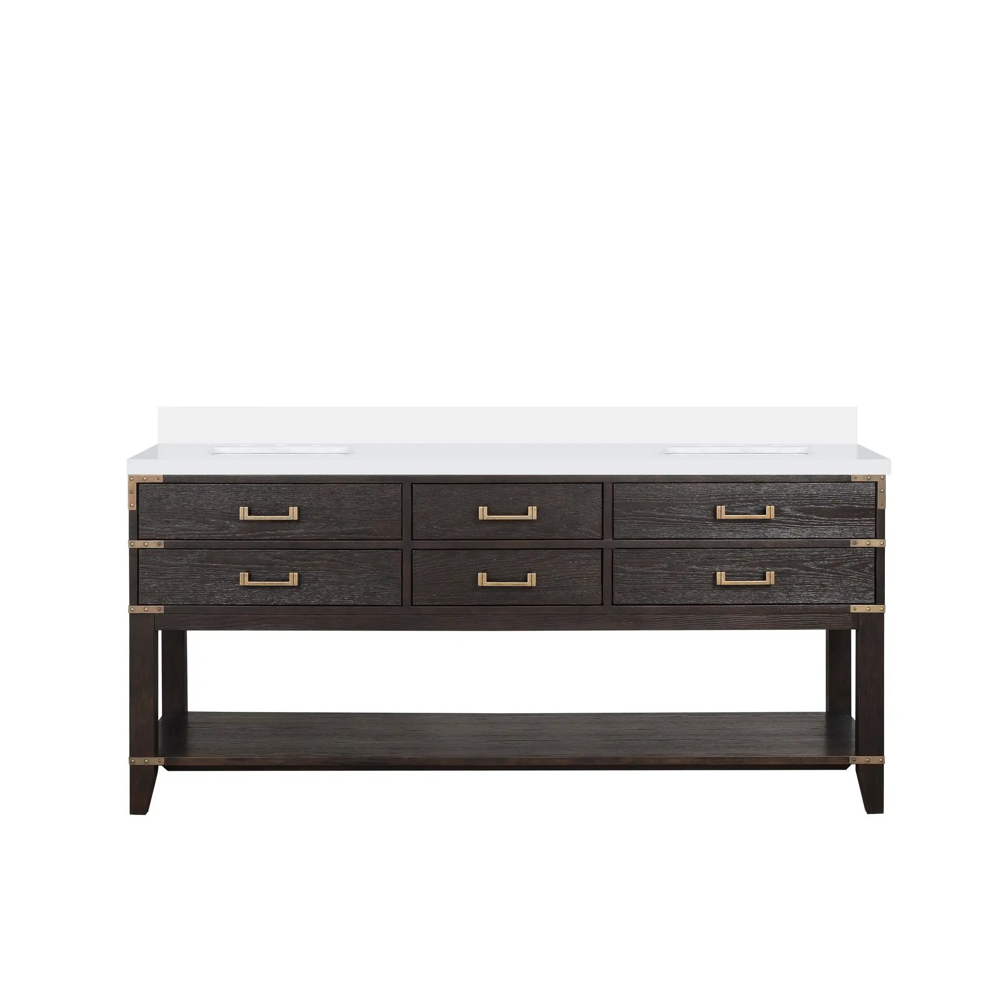 Lexora Norwalk 72 in W x 22 in D Double Bath Vanity by Lexora