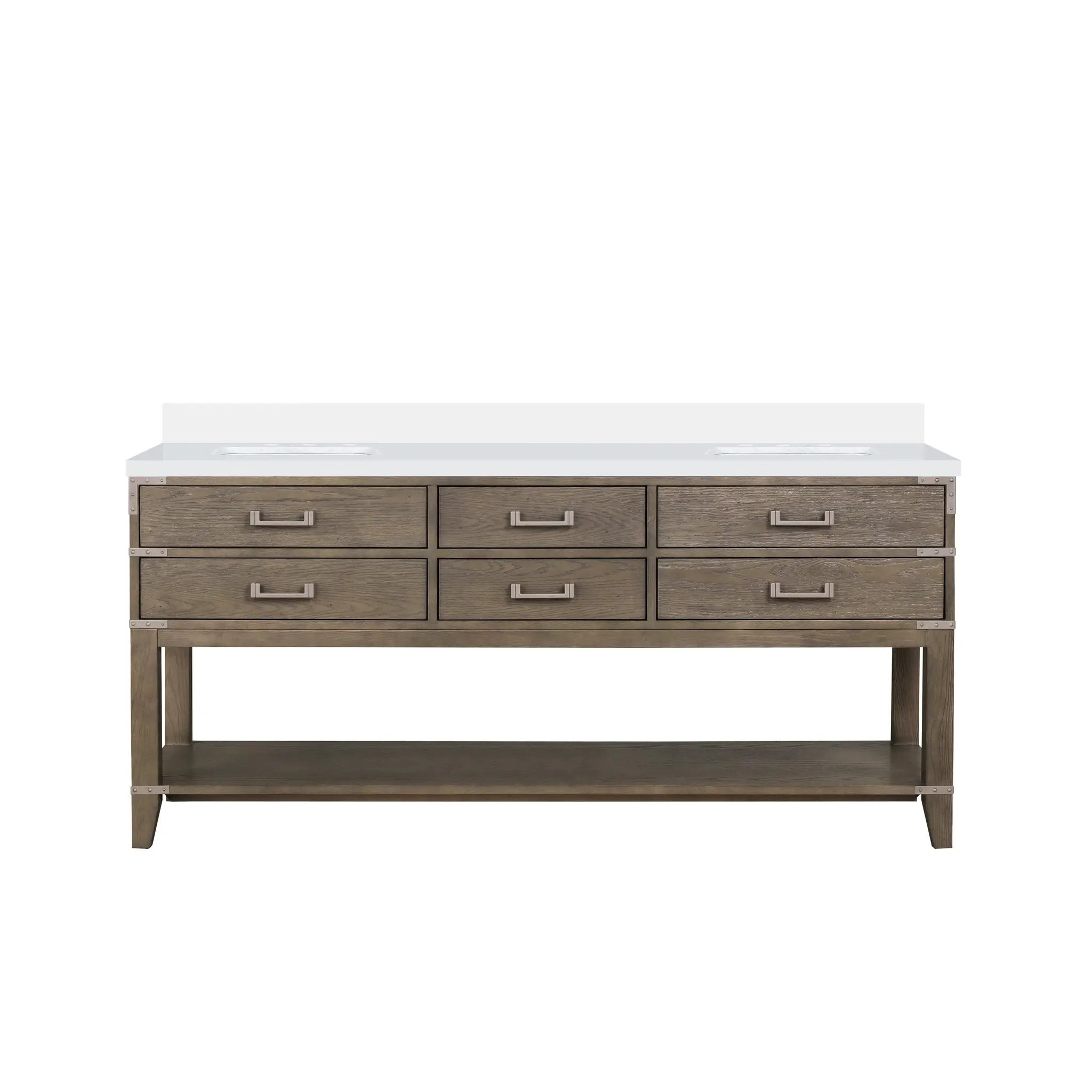 Lexora Norwalk 72 in W x 22 in D Double Bath Vanity by Lexora